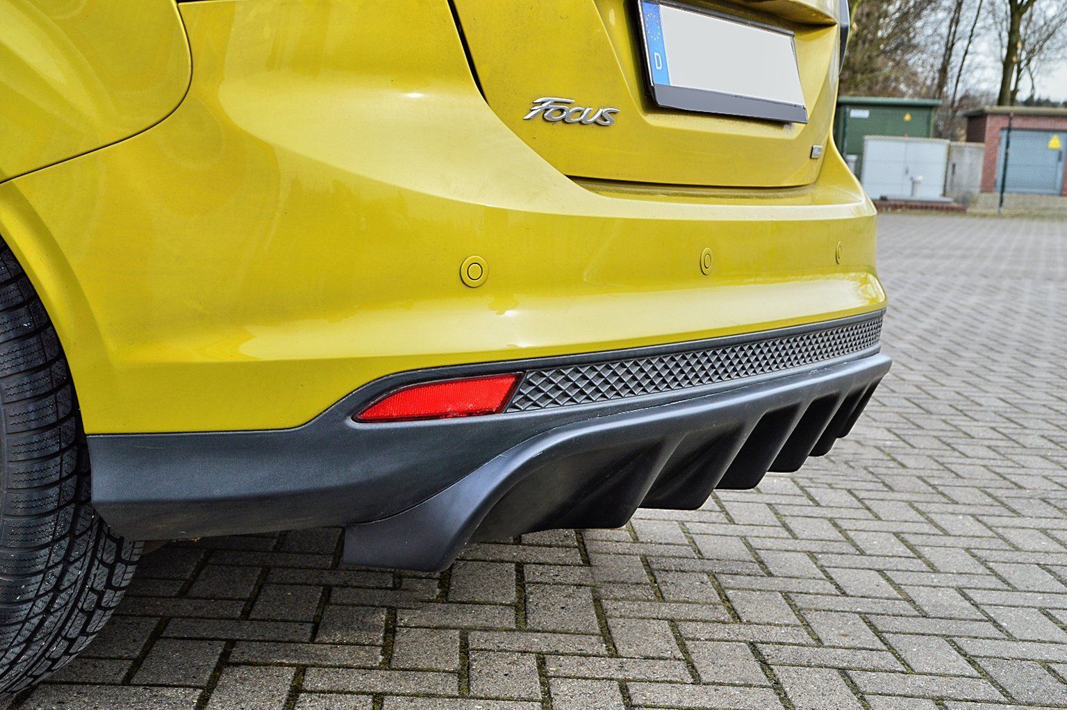 Heckansatz Heckdiffusor passend für Ford Focus DYB