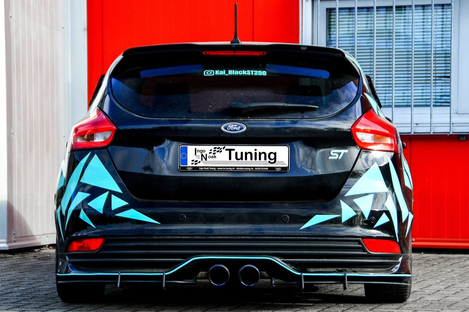 Heckansatz passend für Ford Focus ST DYB in Race Style Optik
