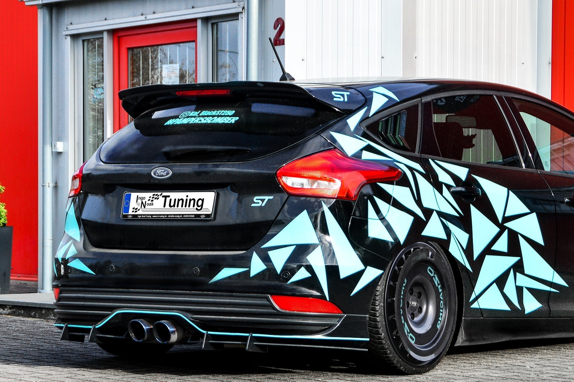 Heckansatz passend für Ford Focus ST DYB in Race Style Optik