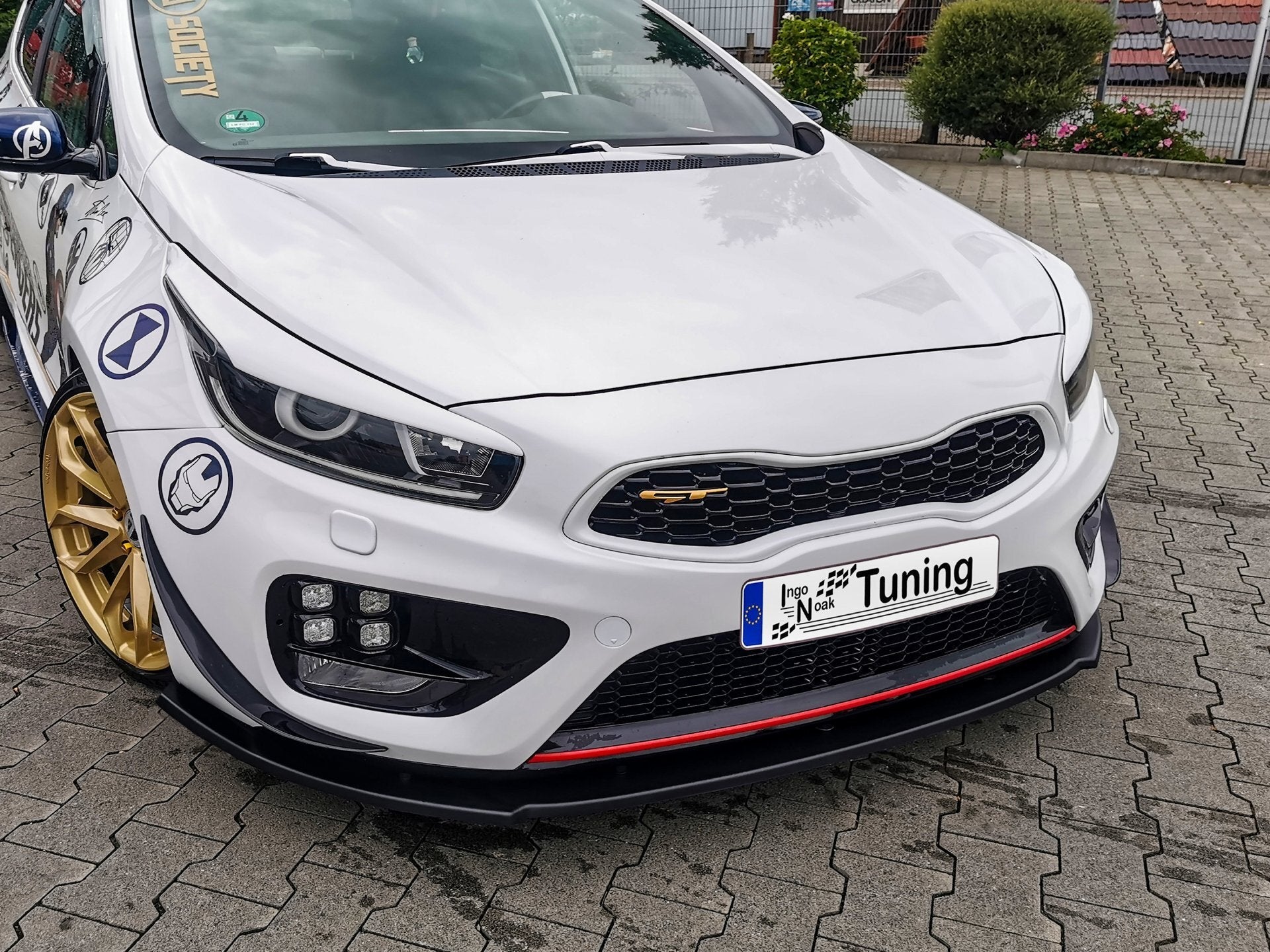 Cup Frontspoilerlippe V.2 passend für Kia Ceed GT Pro Ceed GT