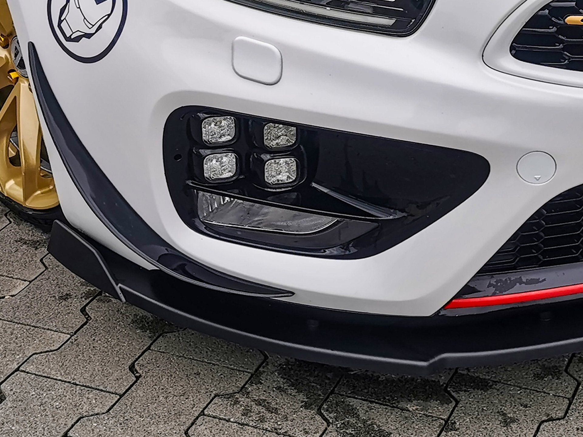 Cup Frontspoilerlippe V.2 mit Wing passend für Kia Ceed GT Pro Ceed GT