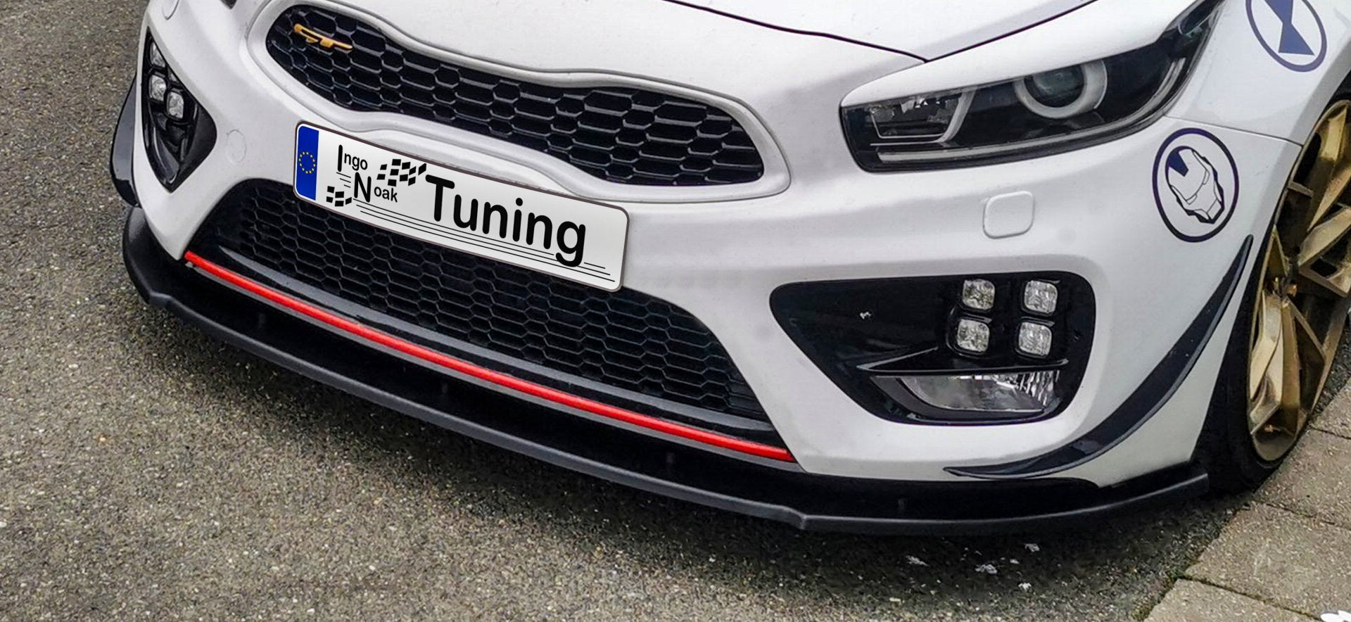Cup Frontspoilerlippe V.2 passend für Kia Ceed GT Pro Ceed GT