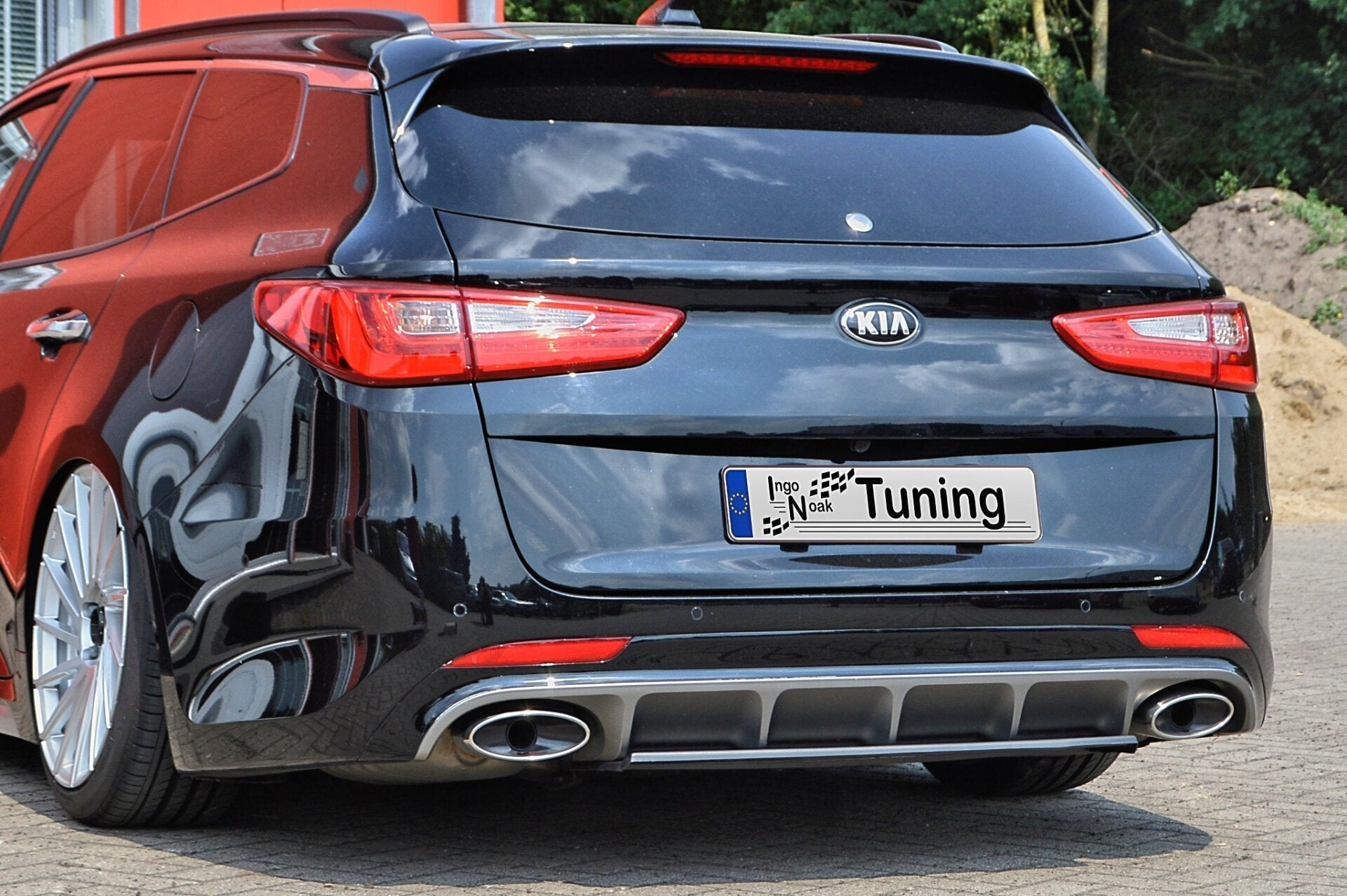 Heckansatz Mittelteil passend für Kia Optima JF Sportswagon ABS