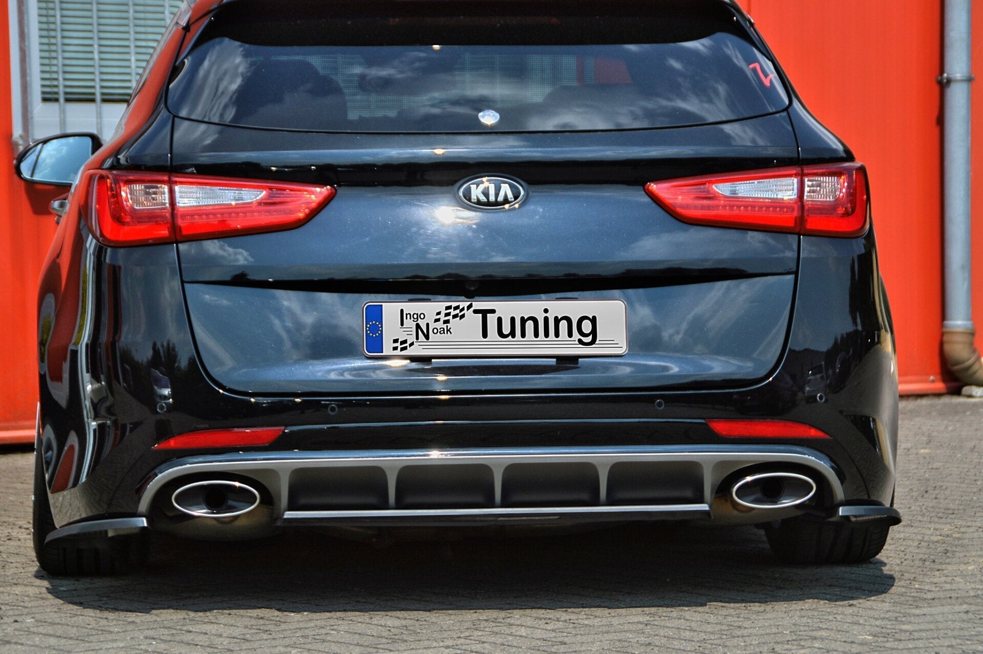 Heckansatz Mittelteil+Seitenteile passend für Kia Optima JF Sportswagon ABS
