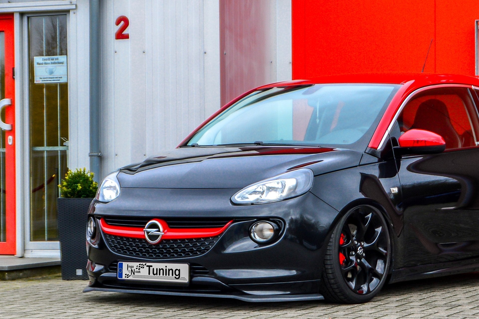 Cup Frontspoilerlippe passend für Opel Adam S + OPC-Line