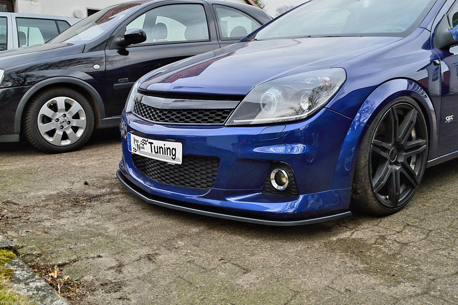 Cup Frontspoilerlippe passend für Opel Astra H OPC