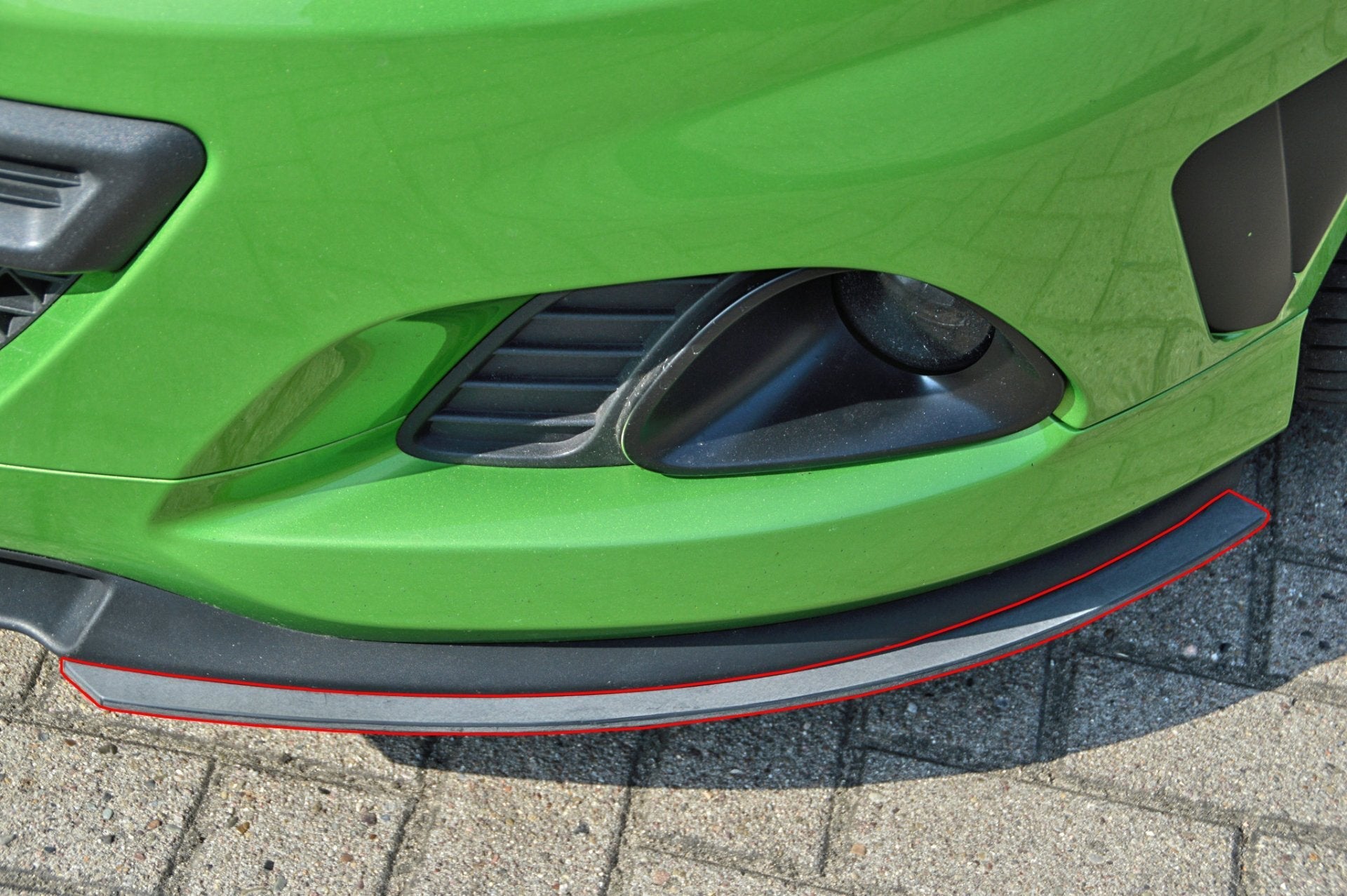Frontspoiler Flaps L/R passend für Opel Corsa D OPC Nürburgring Edition