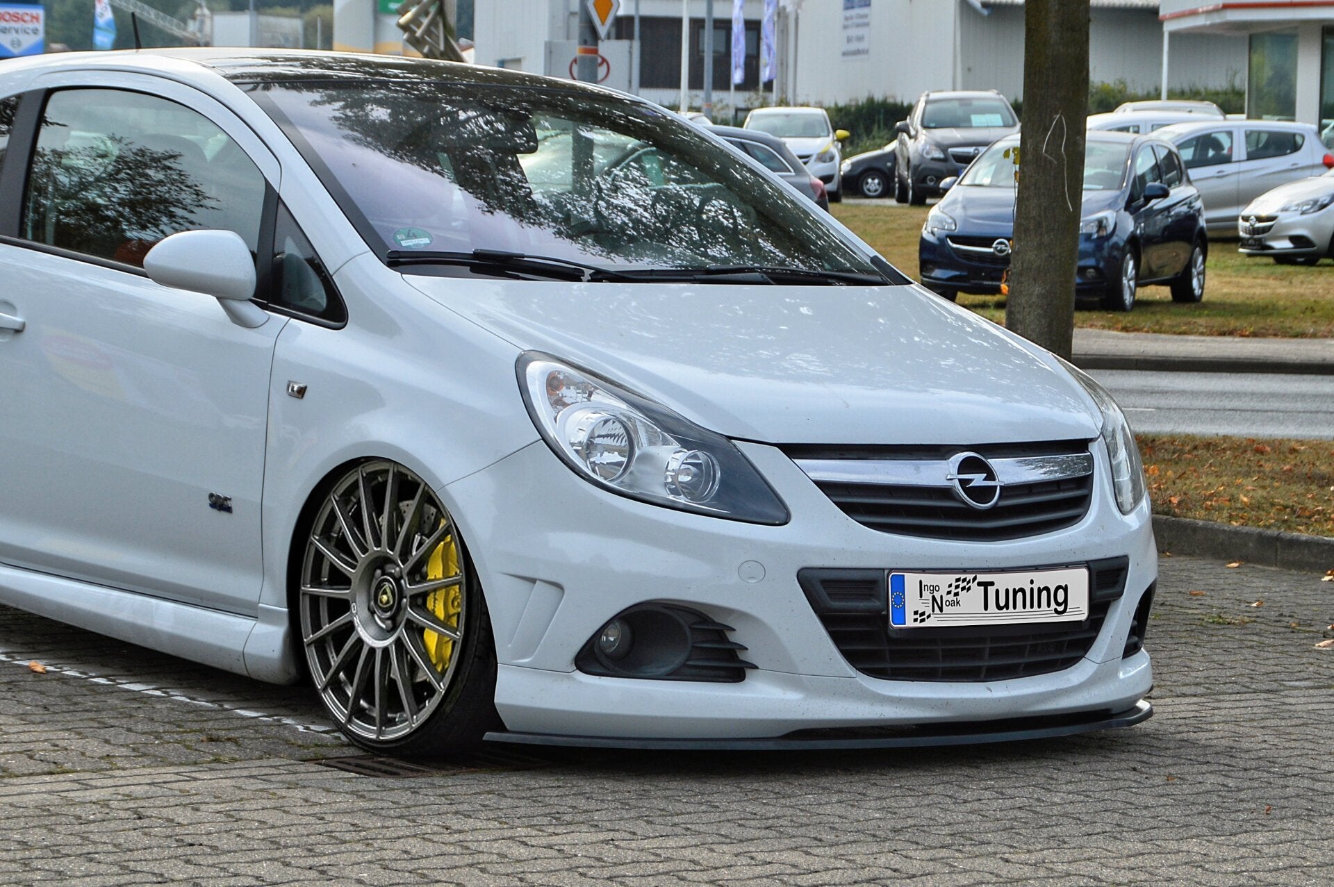 Cup Frontspoilerlippe passend für Opel Corsa D OPC