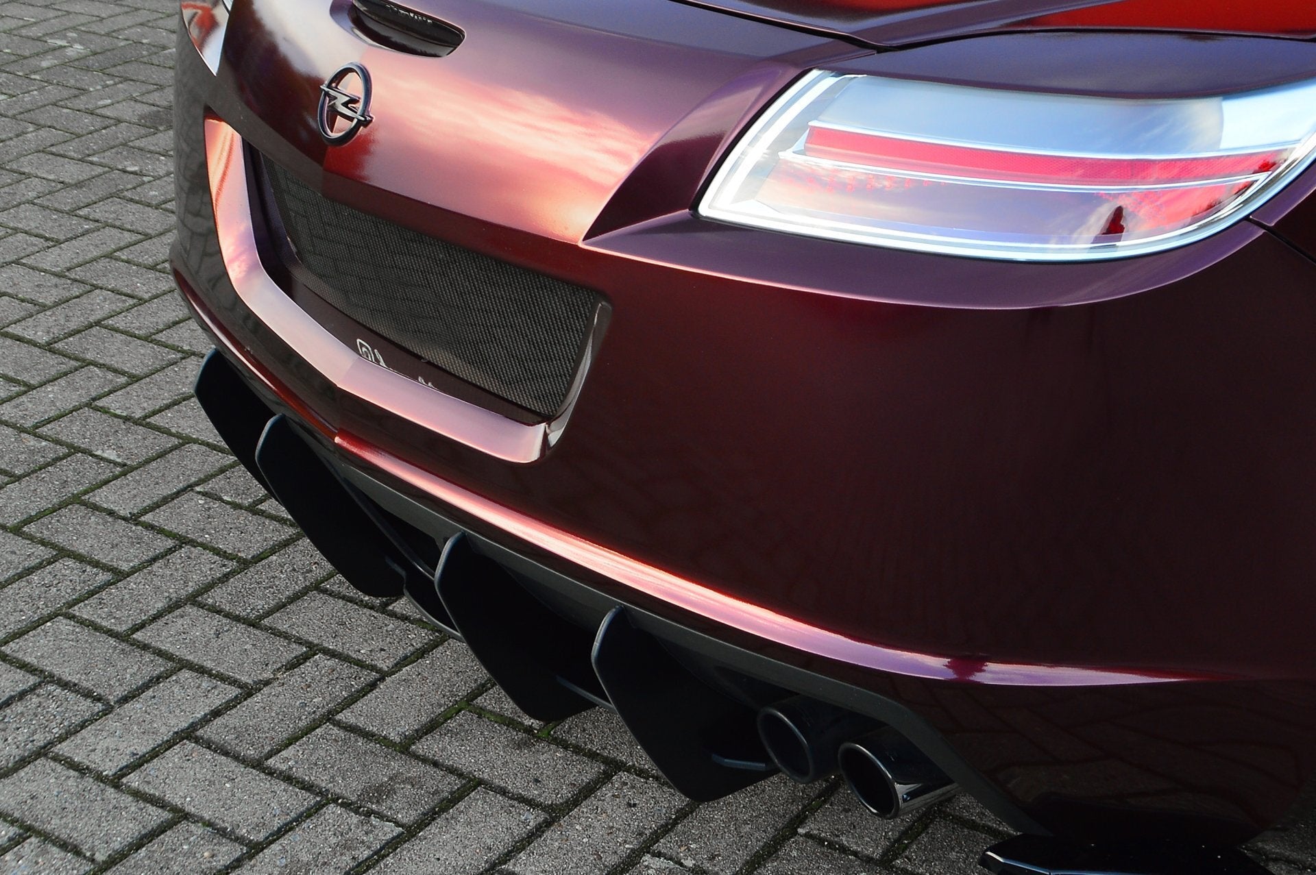 Gefräster Heckansatz passend für Opel GT Roadster