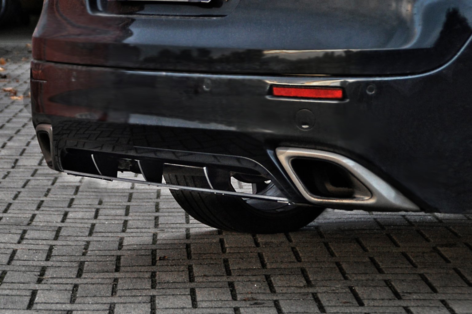 Gefräster Heckansatz für original OPC Heckstoßstange passend für Opel Insignia A OPC