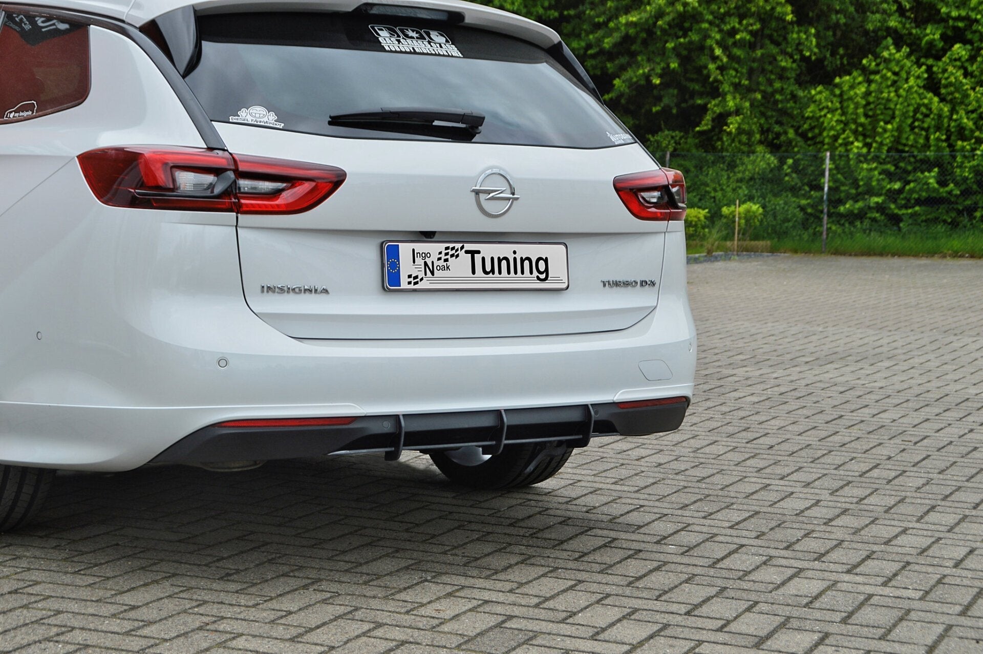 Heckansatz passend für Opel Insignia B Sportstourer OPC Line