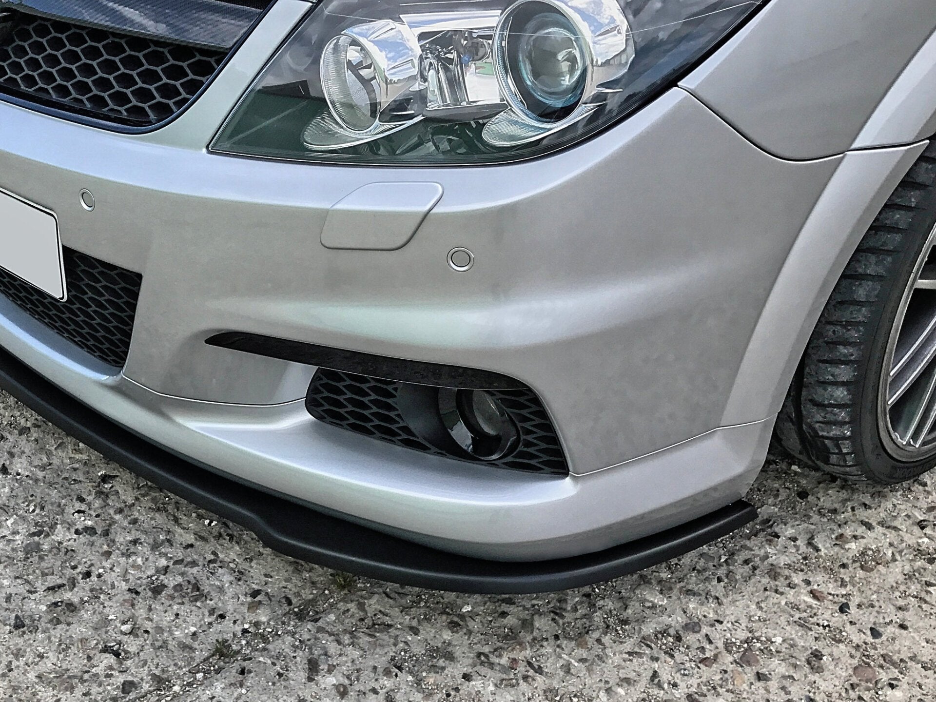 Spoilerschwert Frontspoilerlippe Splitter passend für Opel Vectra C OPC Facelift ABE