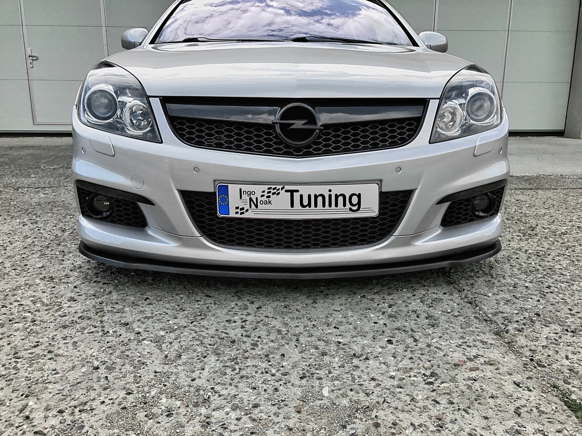Spoilerschwert Frontspoilerlippe Splitter passend für Opel Vectra C OPC Facelift ABE