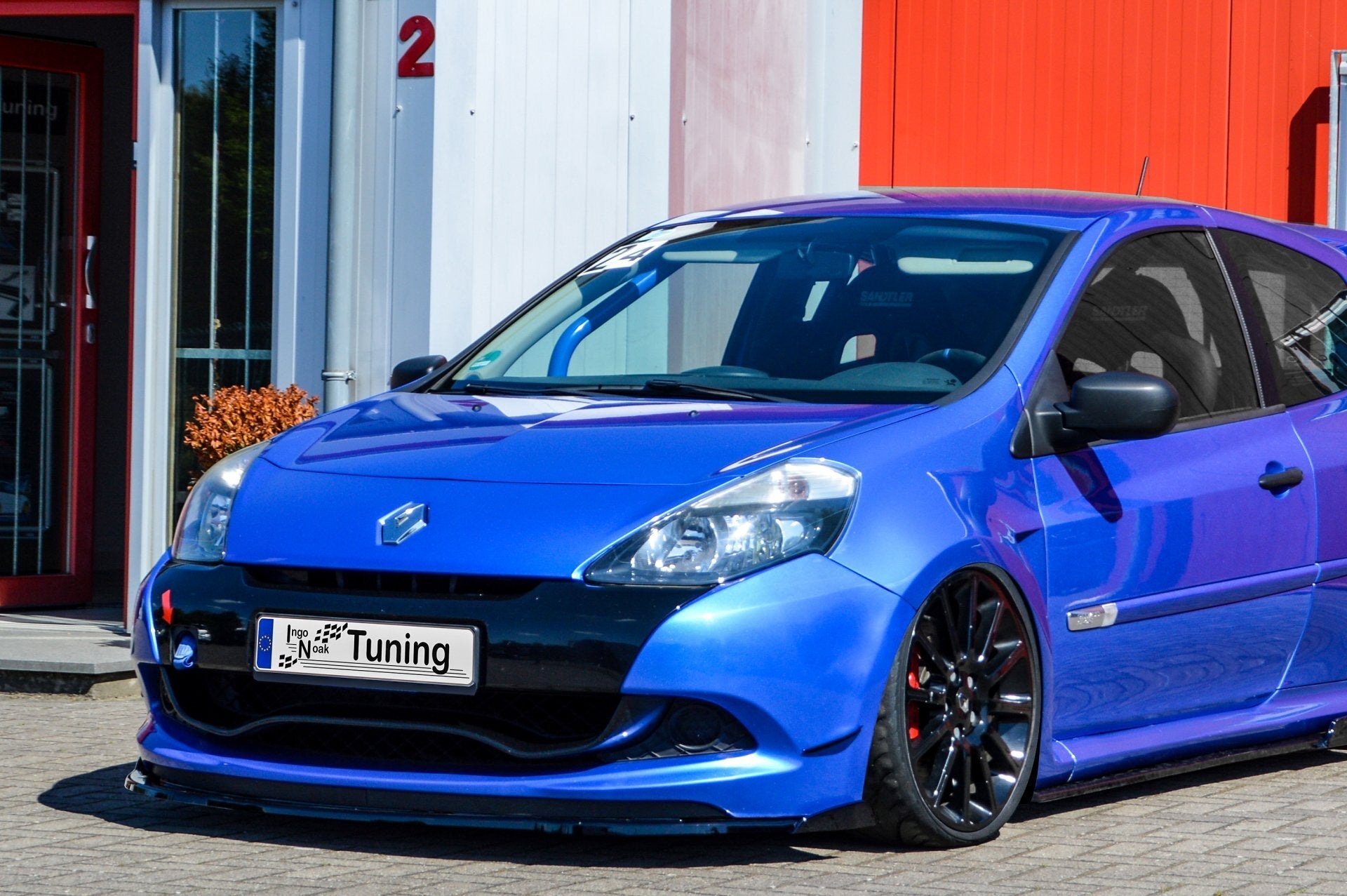 Cuplippe Spoilerschwert mit Wing ABS passend für Renault Clio 3 Phase 2 RS