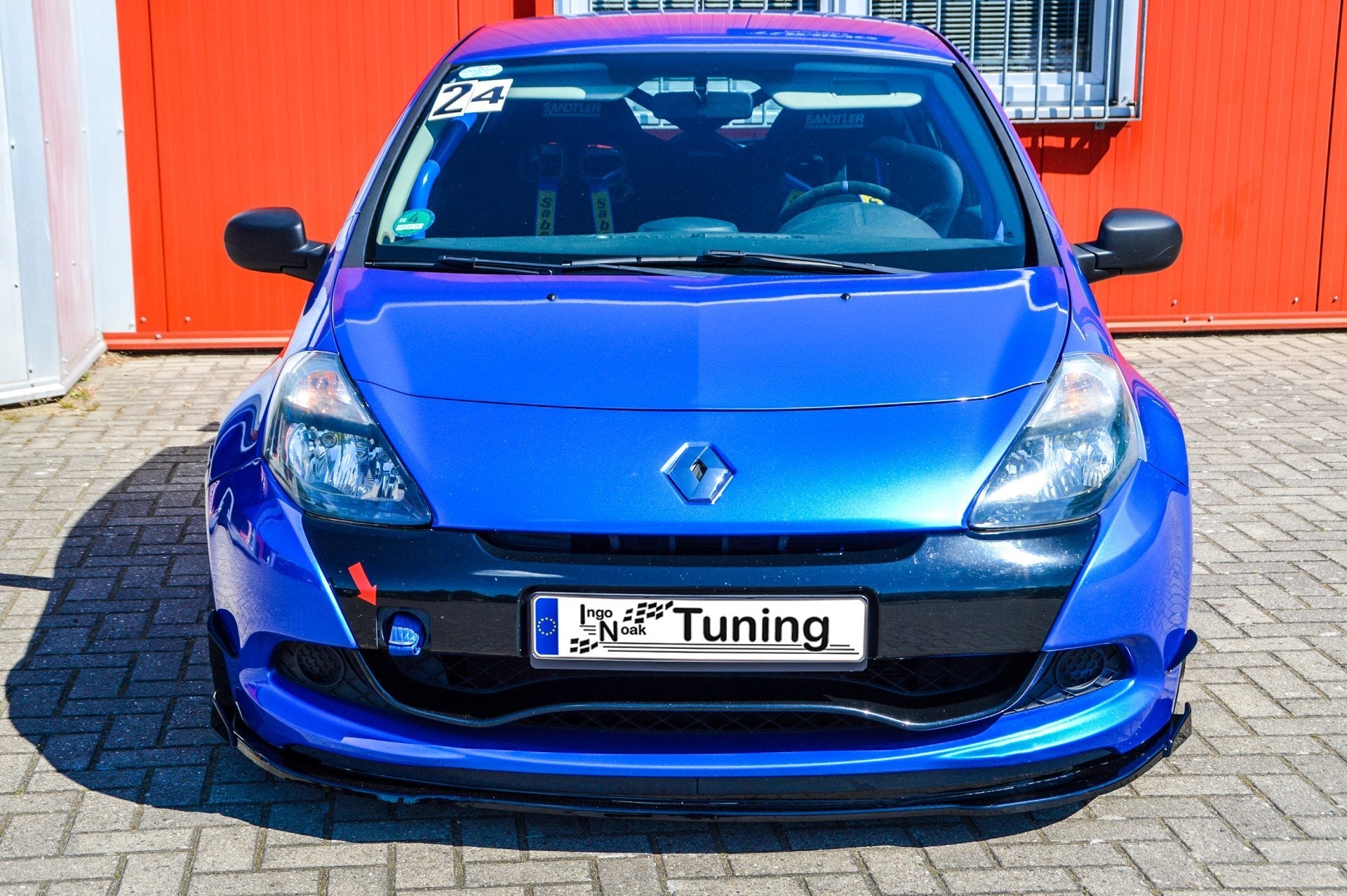 Cuplippe Spoilerschwert mit Wing ABS passend für Renault Clio 3 Phase 2 RS