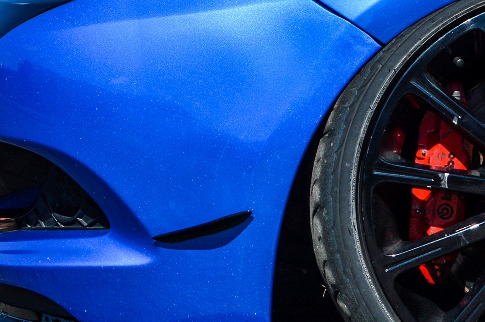 Racing Flaps aus Satz ABS 2 tlg. passend für Renault Clio 3 Phase 2 RS