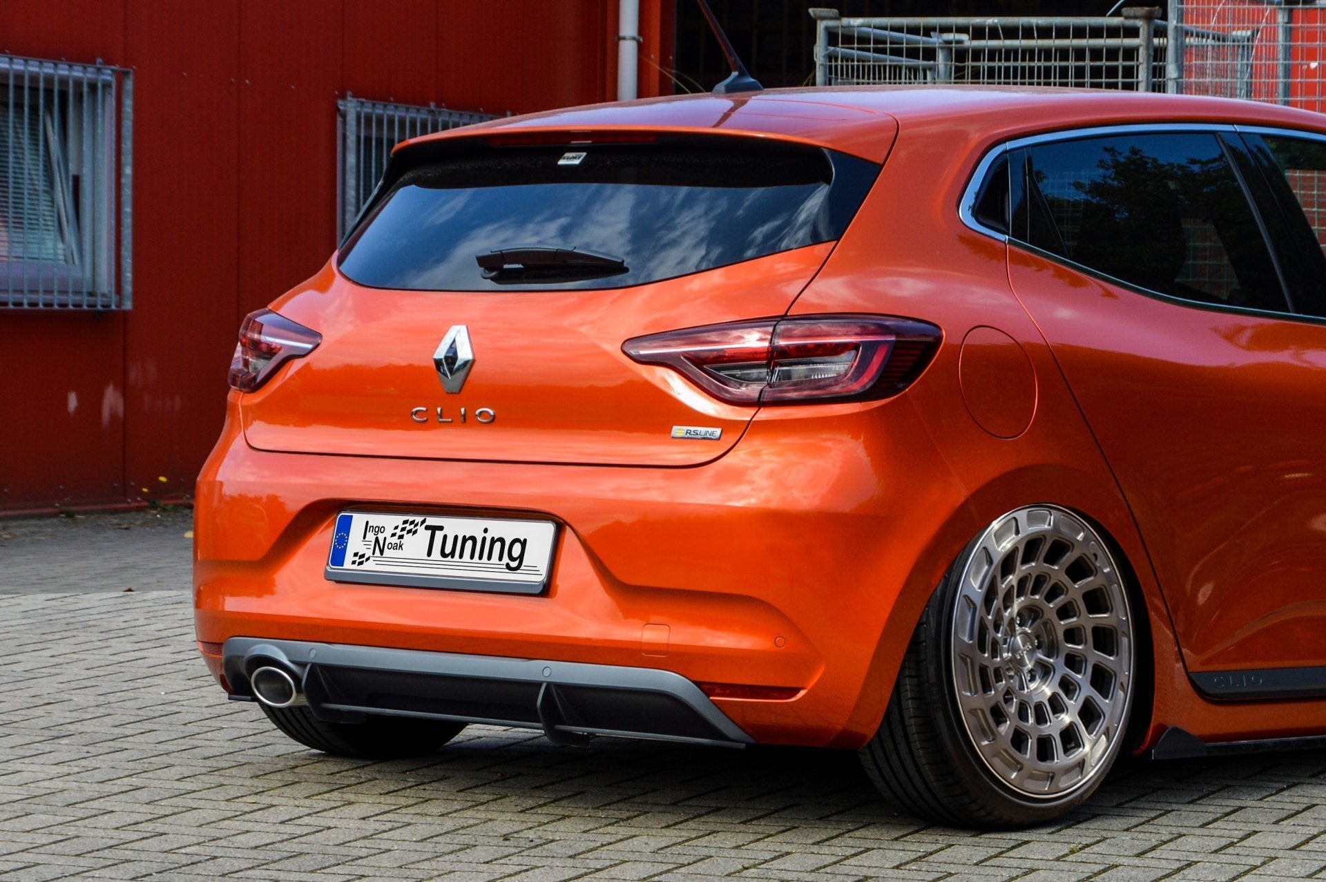 Gefräster Heckansatz passend für Renault Clio 5 R.S.Line