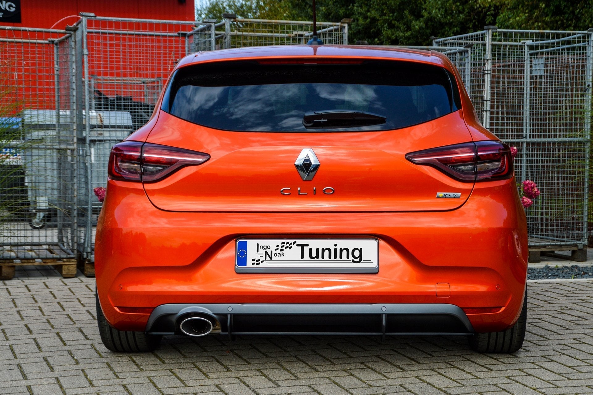 Gefräster Heckansatz passend für Renault Clio 5 R.S.Line