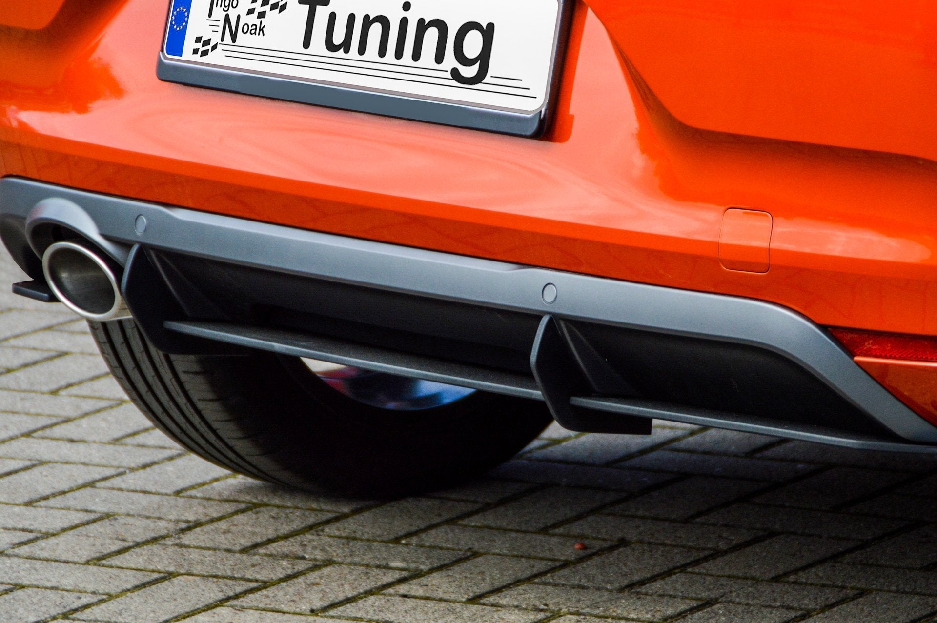 Gefräster Heckansatz passend für Renault Clio 5 R.S.Line