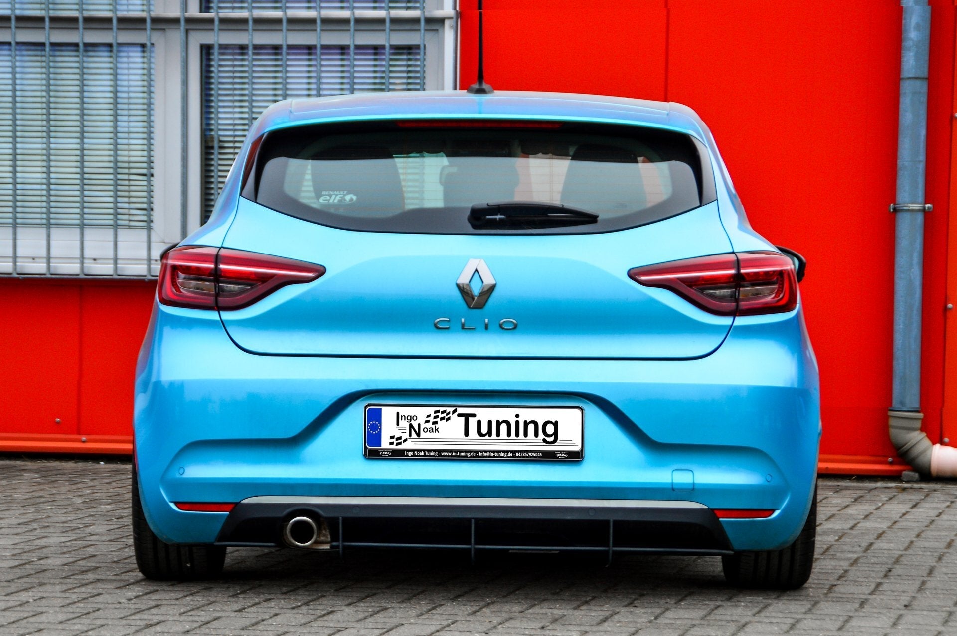Gefräster Heckansatz passend für Renault Clio 5