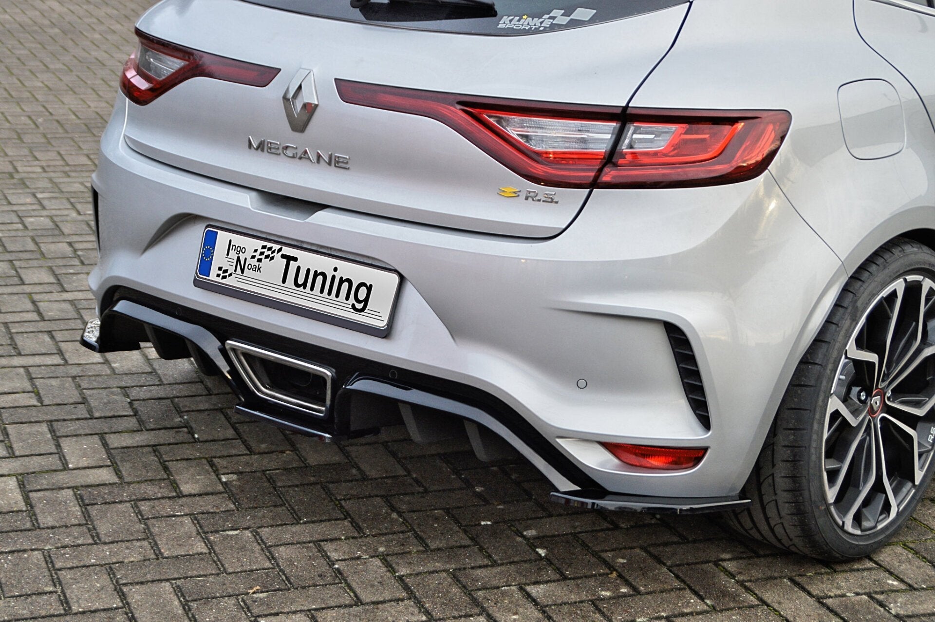Heckdiffusor Heckansatz 5.tlg passend für Renault Megane 4 RS Facelift