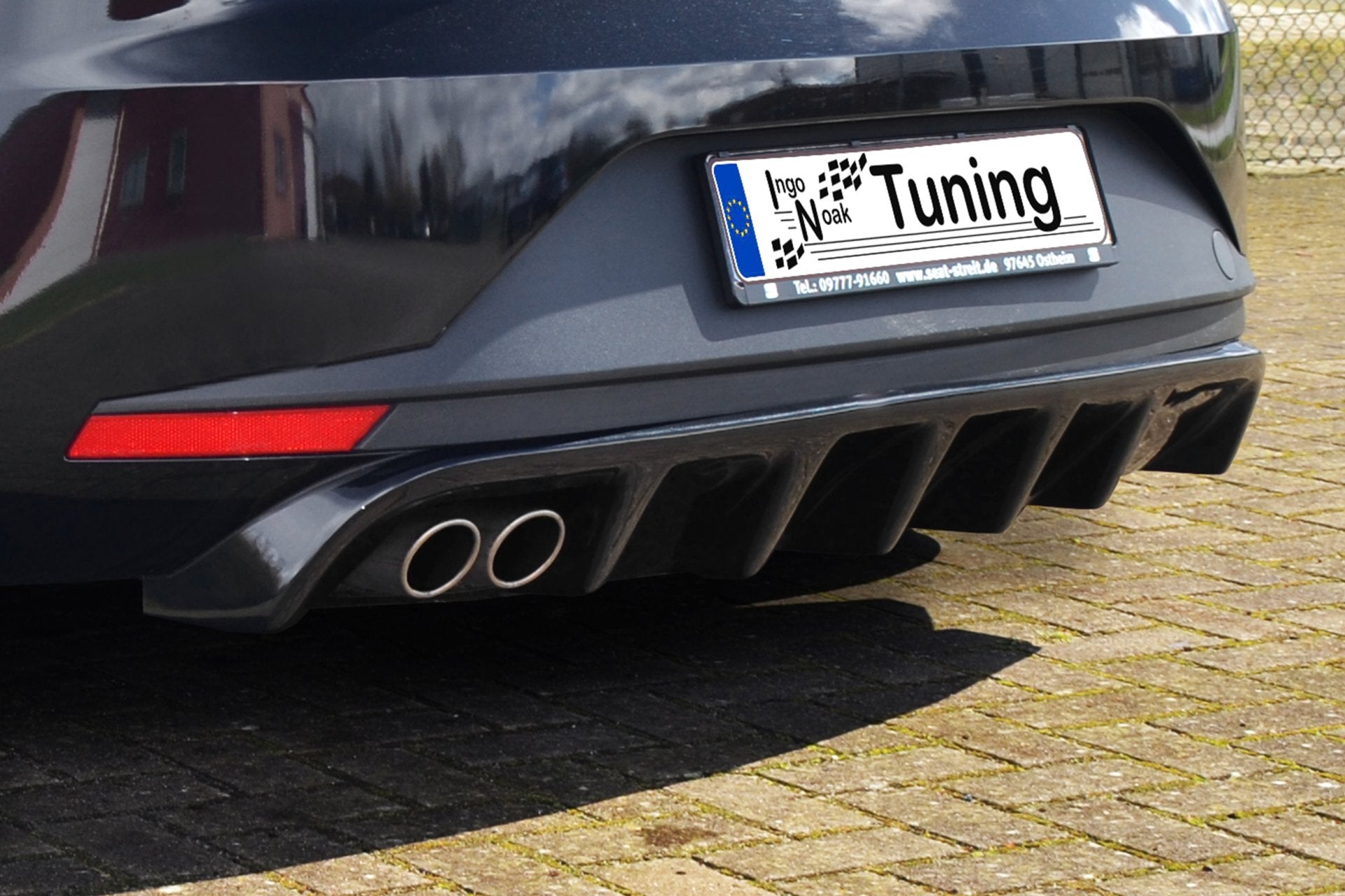 Heckansatz Heckdiffusor passend für Seat Leon 5F