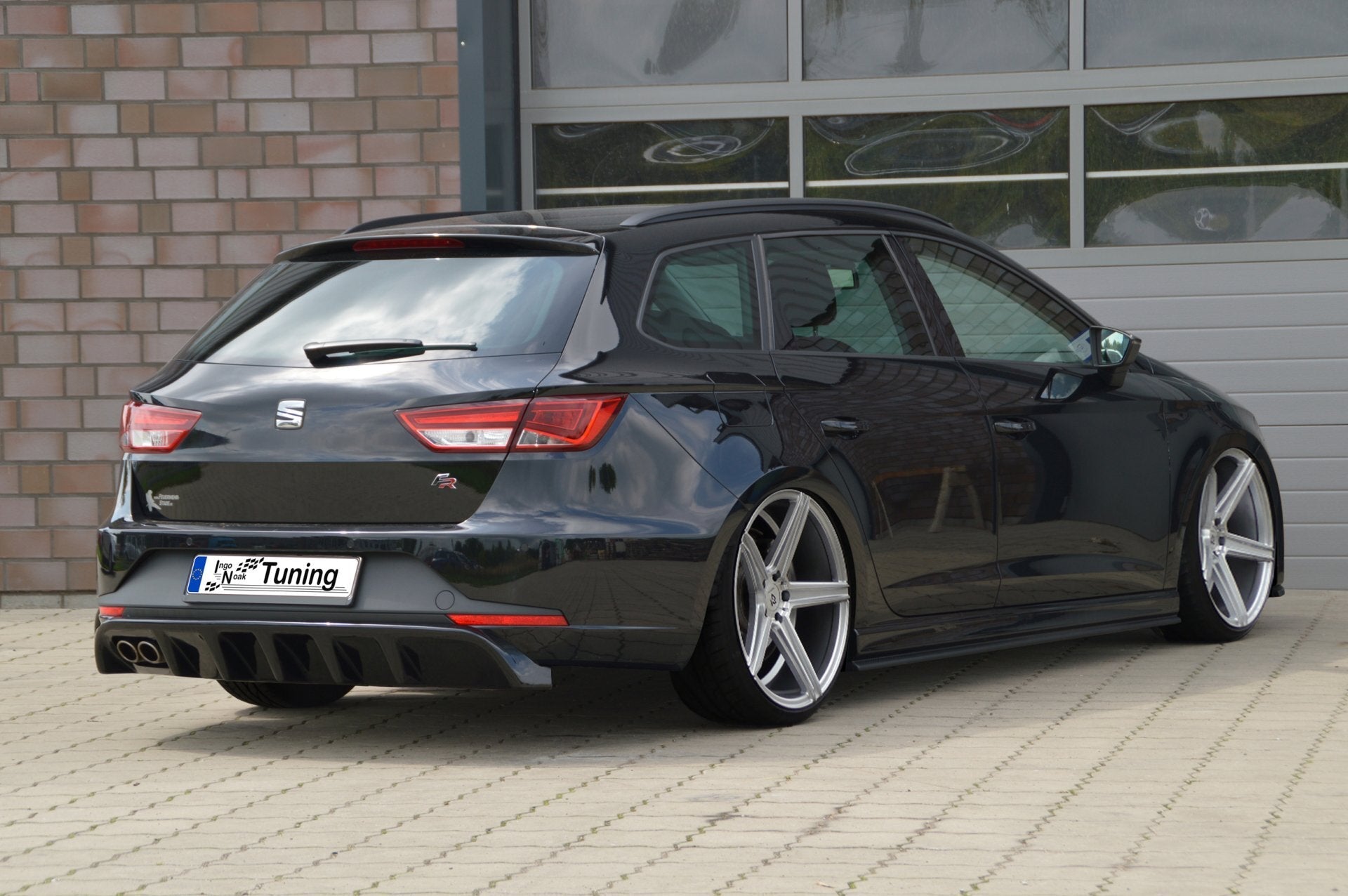Heckansatz Heckdiffusor passend für Seat Leon 5F ST
