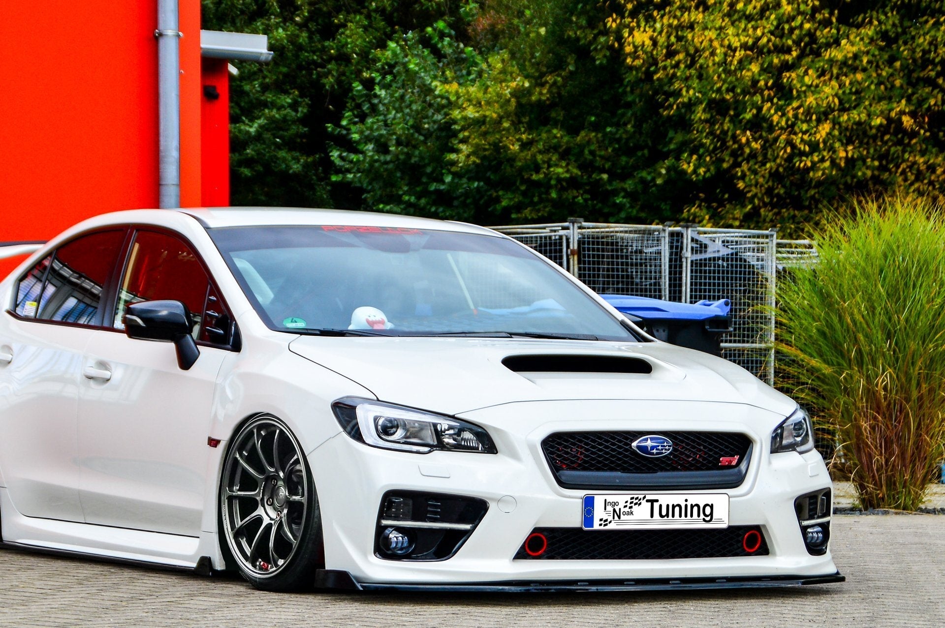 Cup Frontspoilerlippe mit Wing passend für Subaru Impreza WRX STI
