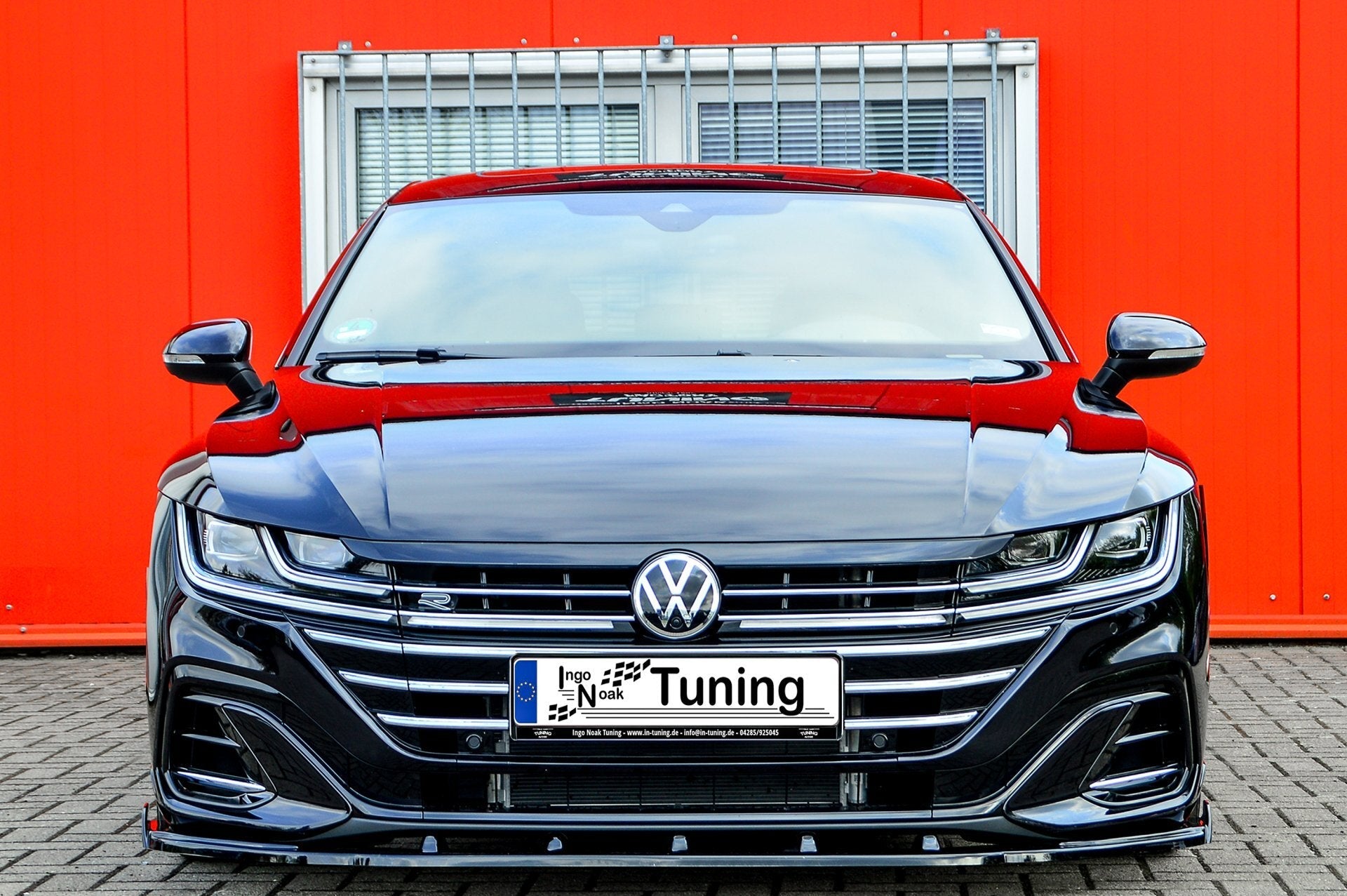 Cup Frontspoilerlippe mit Wing passend für VW Arteon R-Line inkl-Shooting Break