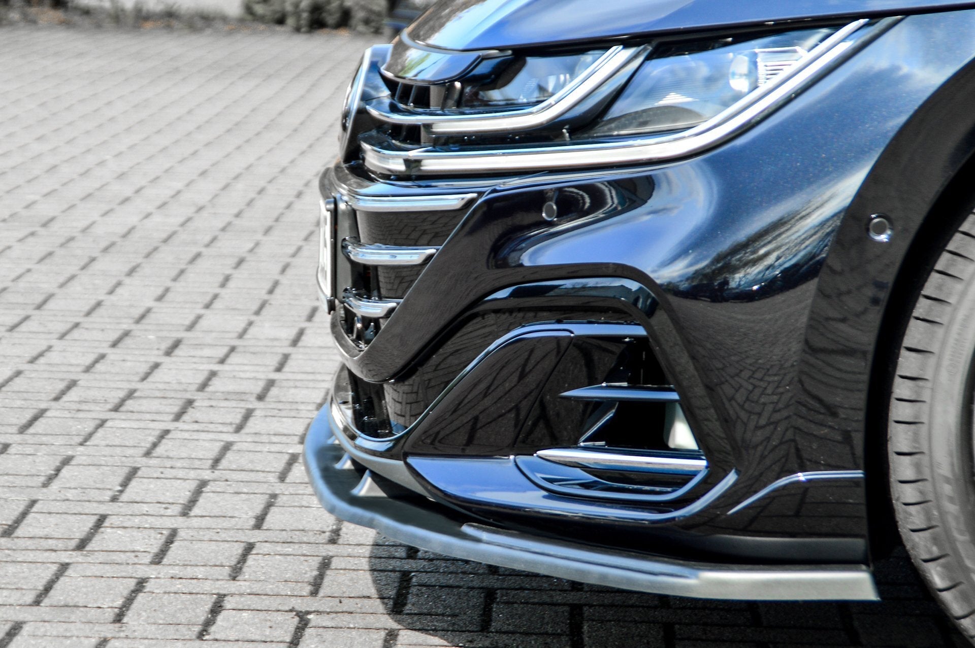 Cup Frontspoilerlippe passend für VW Arteon R-Line inkl-Shooting Break