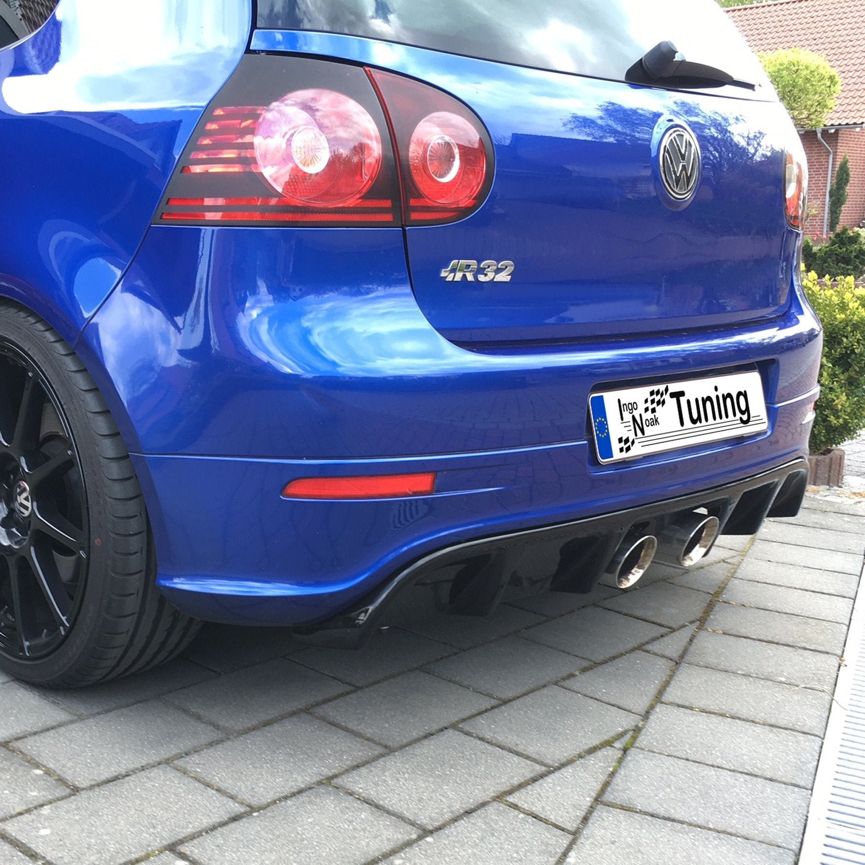 Heckeinsatz Heckstoßstangeneinsatz DTM passend für VW Golf 5 R32 1K