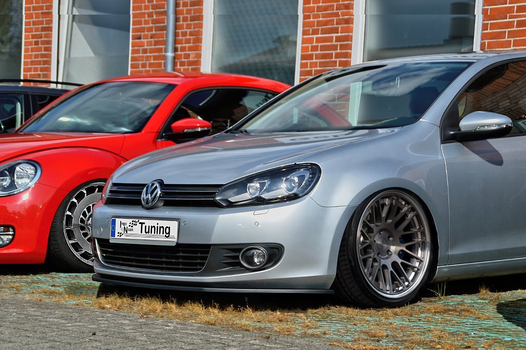 Cup Frontspoilerlippe passend für VW Golf 6 1K
