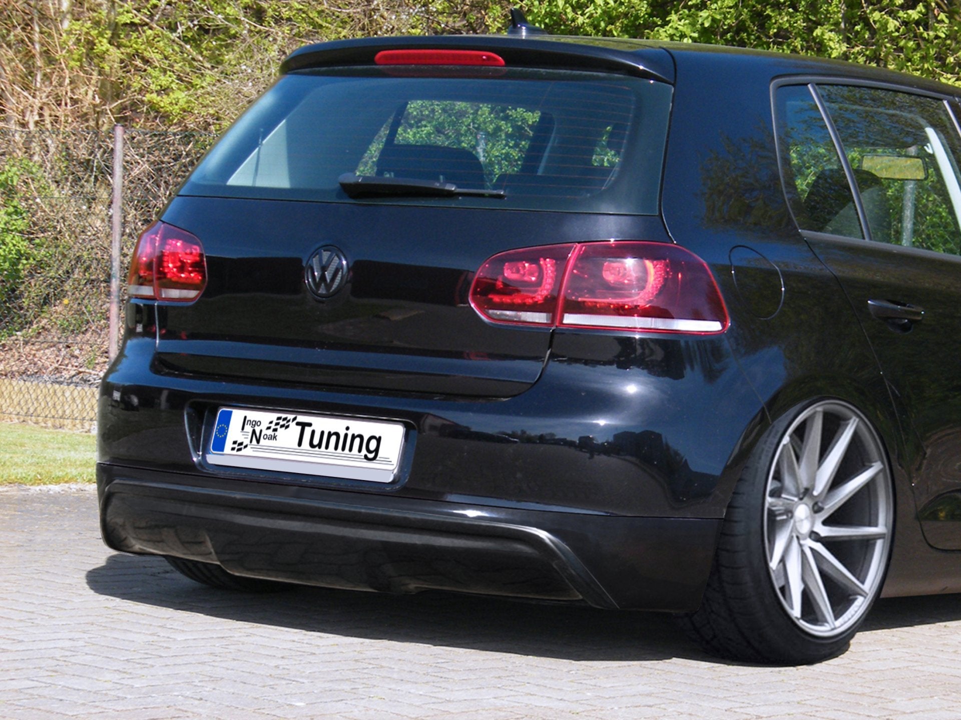 Heckansatz Golf 6 Limousine im R-Look passend für VW Golf 6 1K
