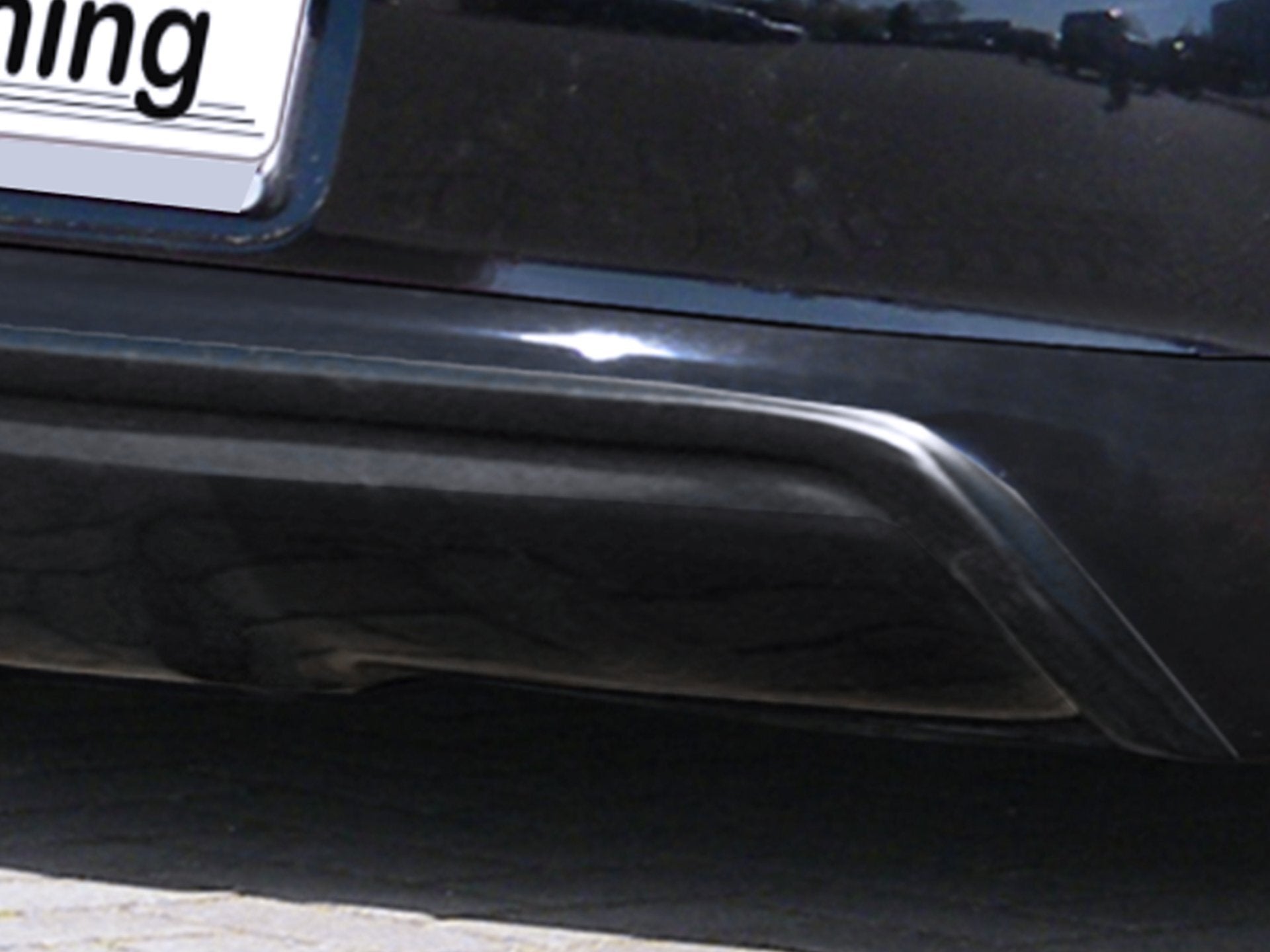 Heckansatz Golf 6 Limousine im R-Look passend für VW Golf 6 1K