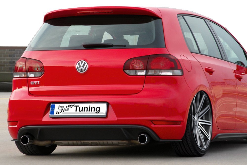 Heckansatz Seitenteile ,flache Ausführung für Seriendiffusor passend für VW Golf 6 1K