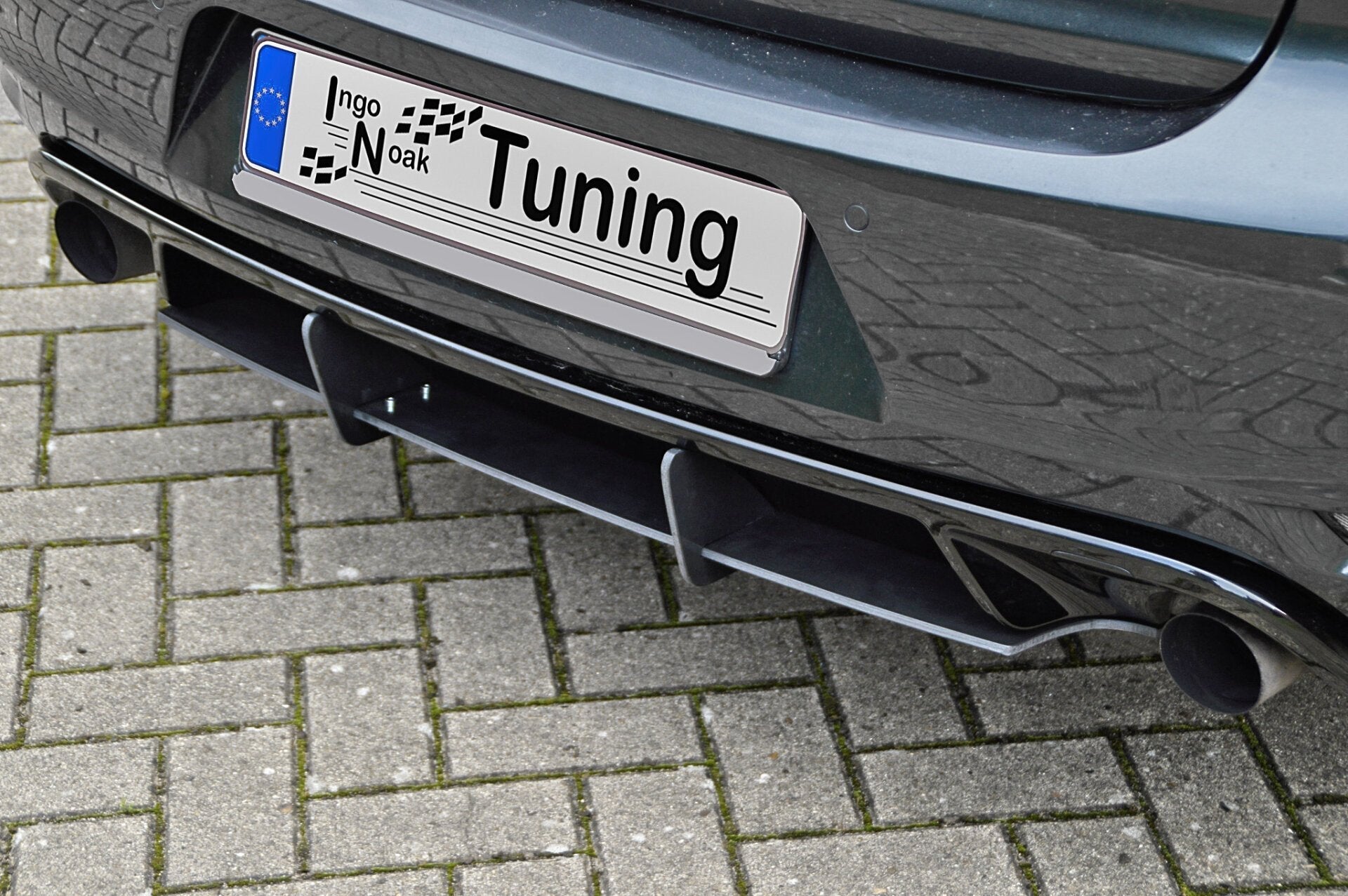 Heckansatz mit Finnen passend für VW Golf 6 GTI + Edition 35