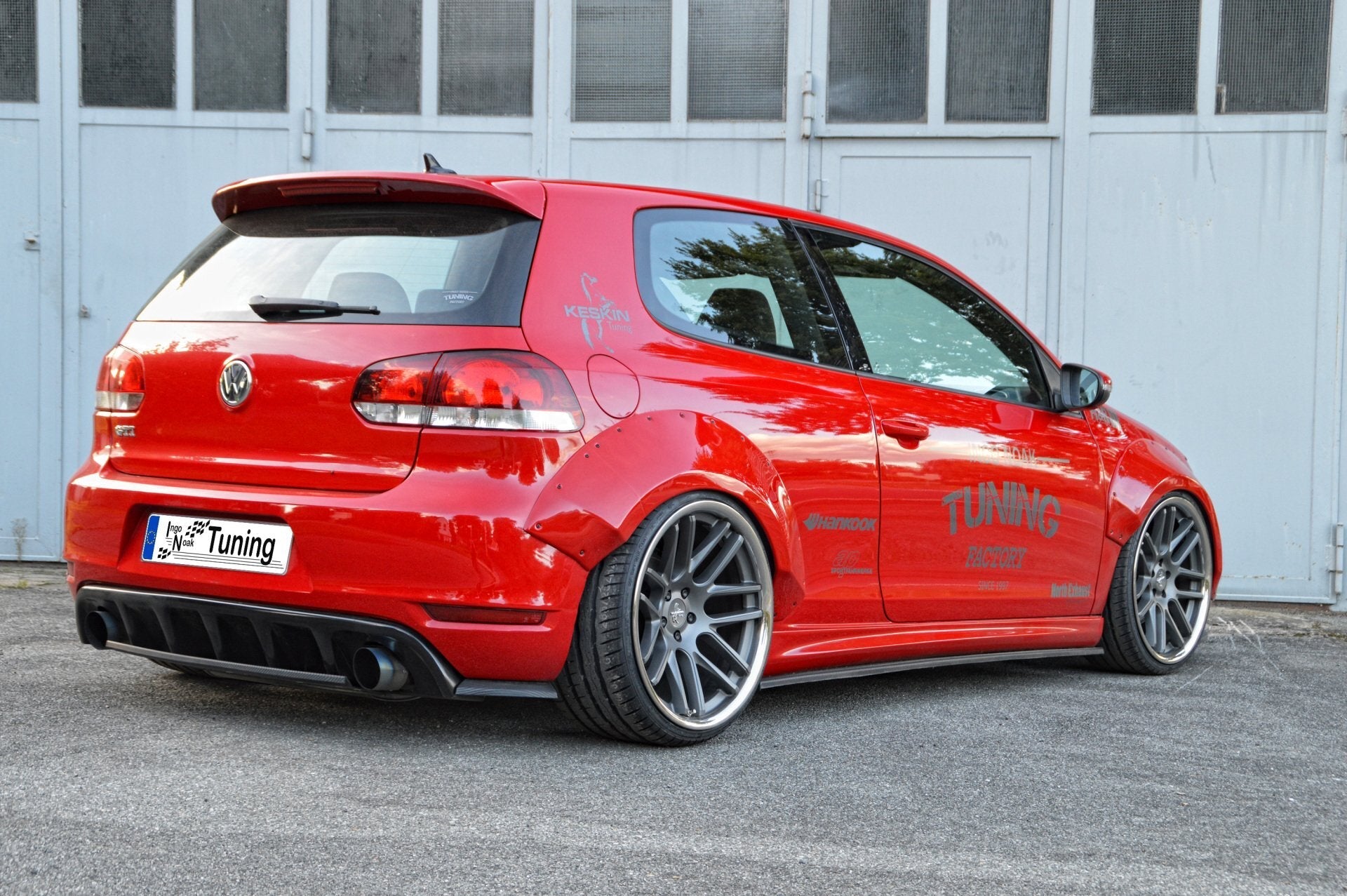 IN Liberty Style Radlaufverbreiterung 4 tlg. passend für VW Golf 6 1K