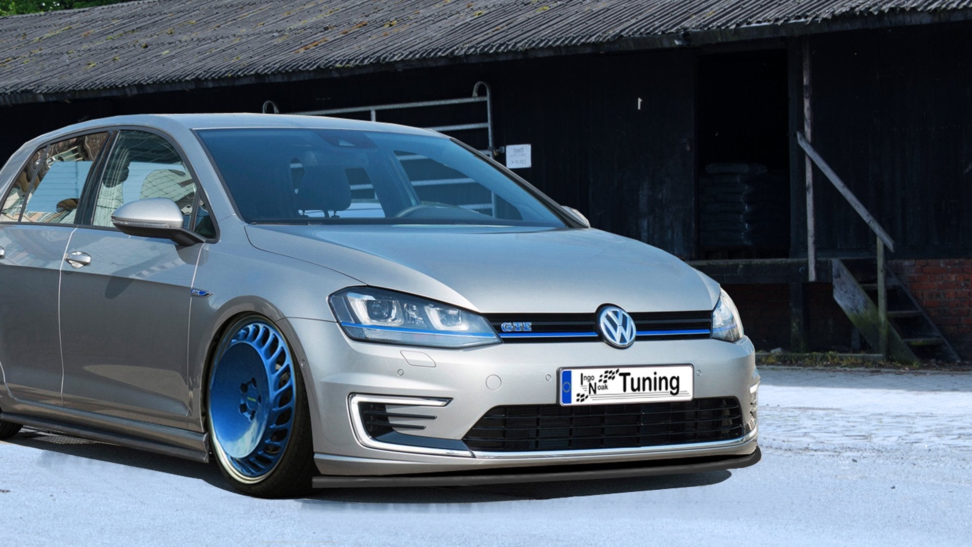 Cup Frontspoilerlippe passend für VW Golf 7 GTE AU