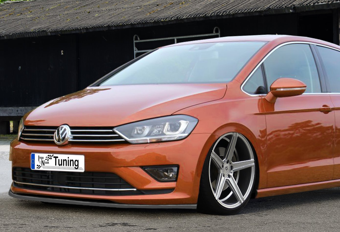 Cup Frontspoilerlippe passend für VW Golf 7 Sportsvan AU
