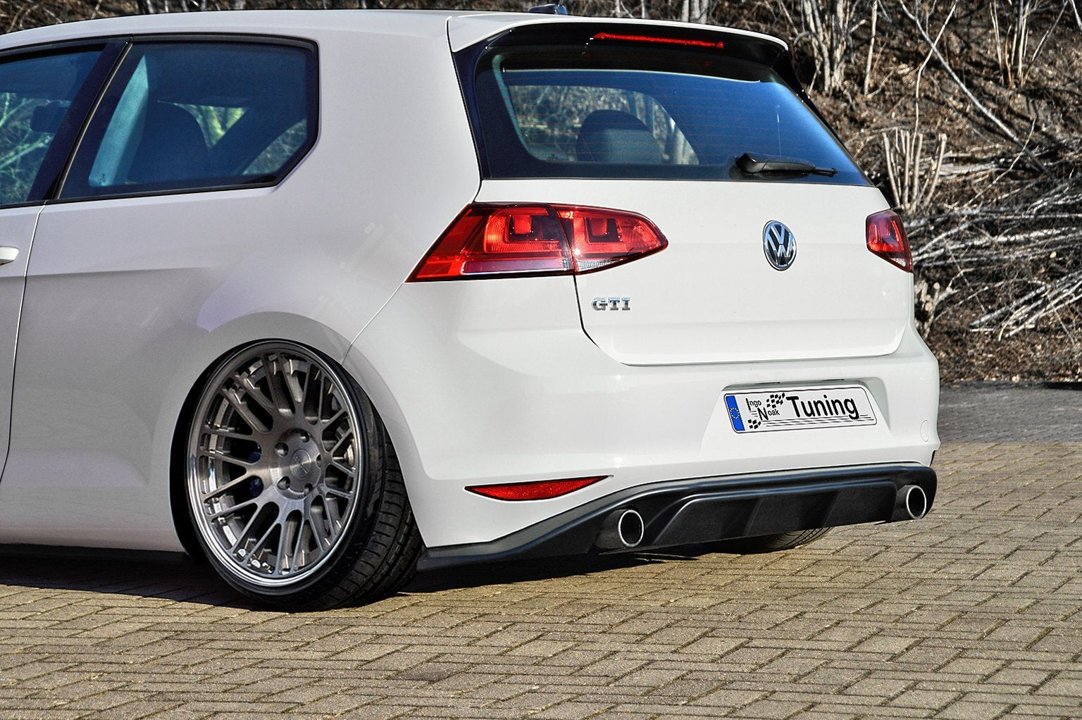 Heckdiffusor Einsatz passend für VW Golf 7 GTI + GTD