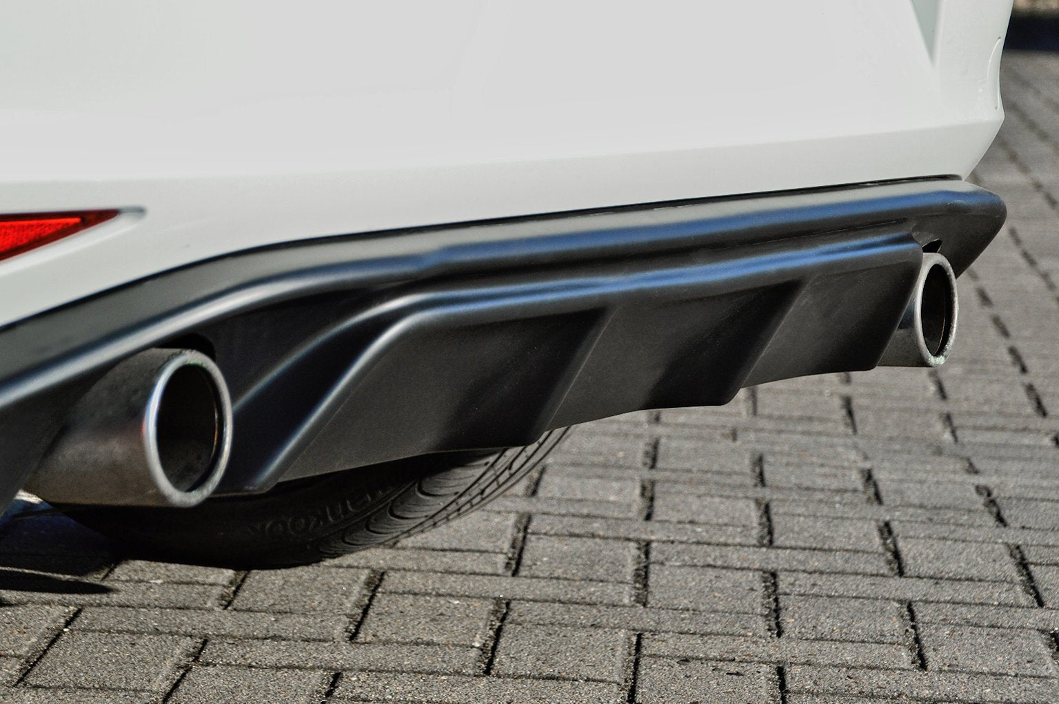 Heckdiffusor Einsatz passend für VW Golf 7 GTI + GTD
