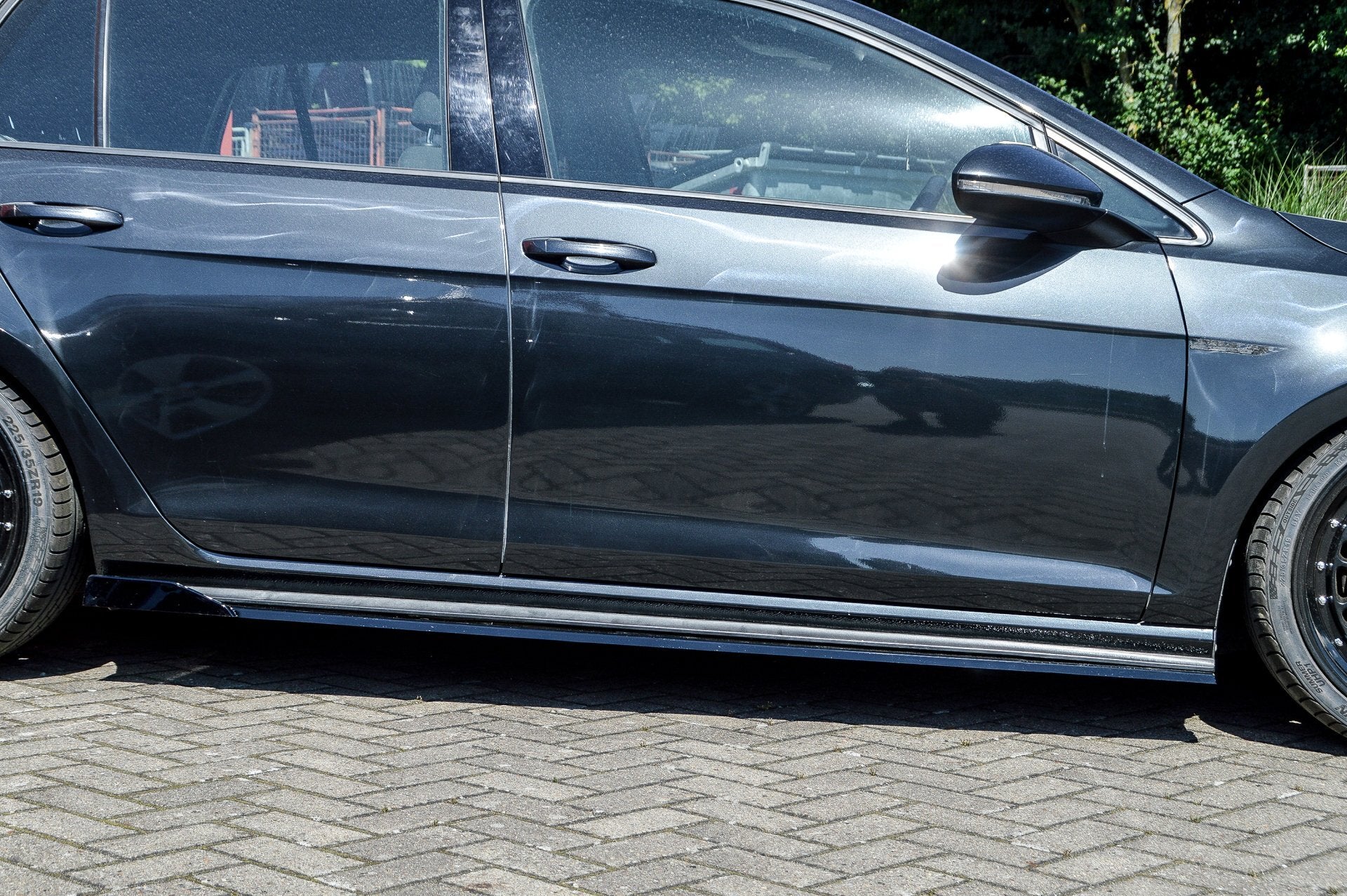 Cup 3 Seitenschweller mit Wing passend für VW Golf 7 GTD Variant Facelift