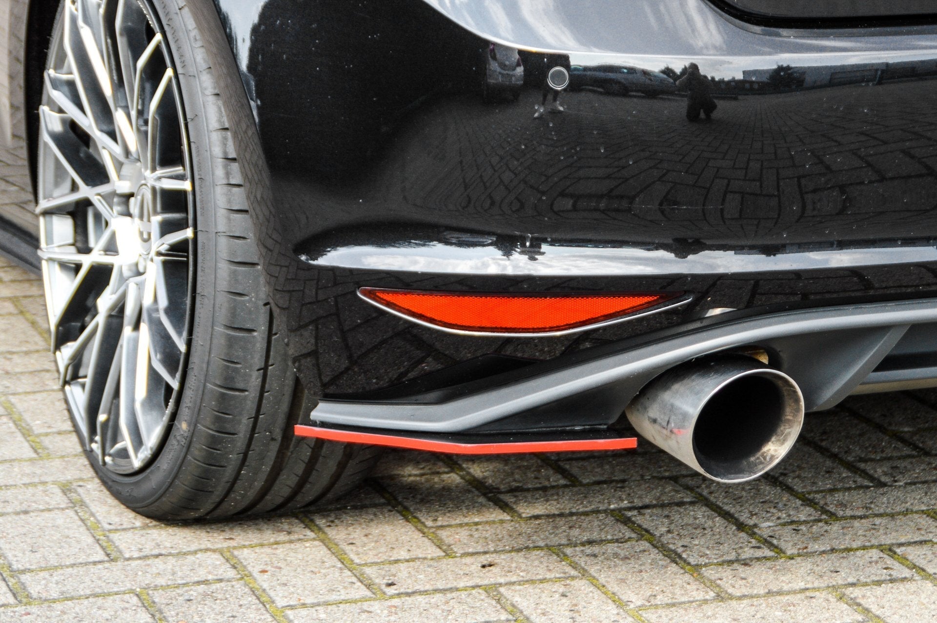 Gefräste Heckseitenteile passend für VW Golf 7 GTI + GTD AU
