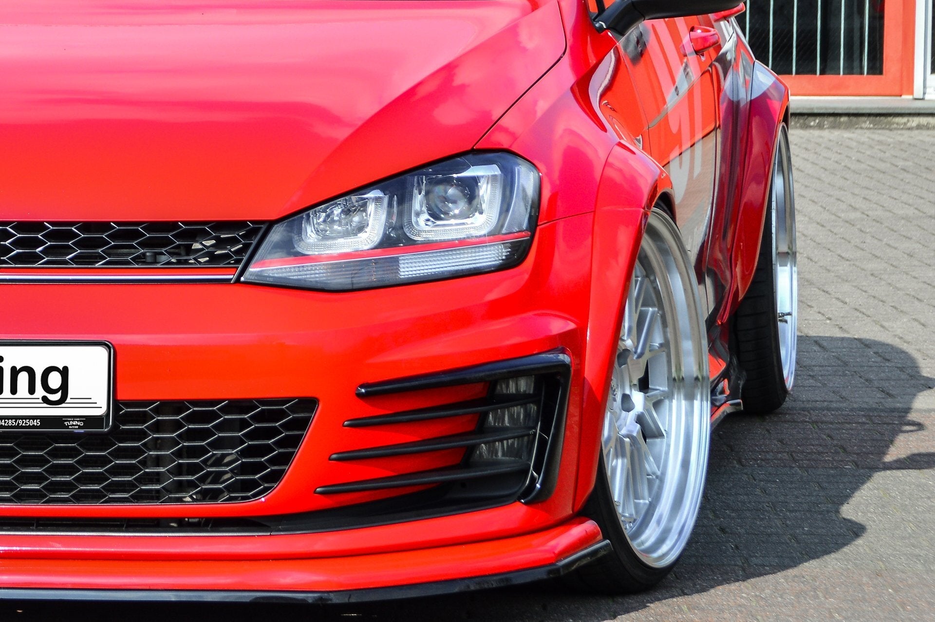 Widebody Kotflügel Verbreiterungssatz aus ABS passend für VW Golf 7 GTI