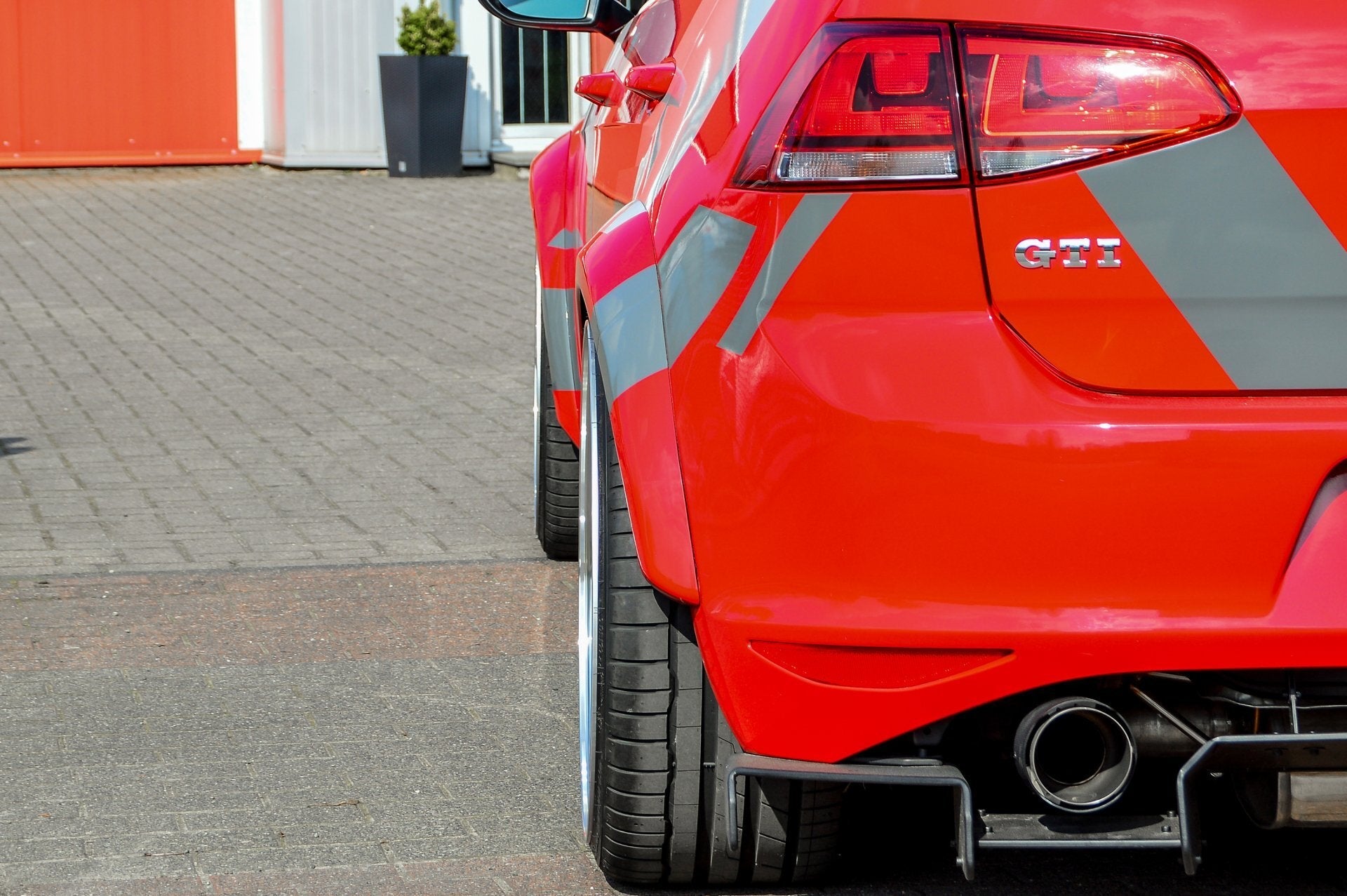 Widebody Kotflügel Verbreiterungssatz aus ABS passend für VW Golf 7 GTI