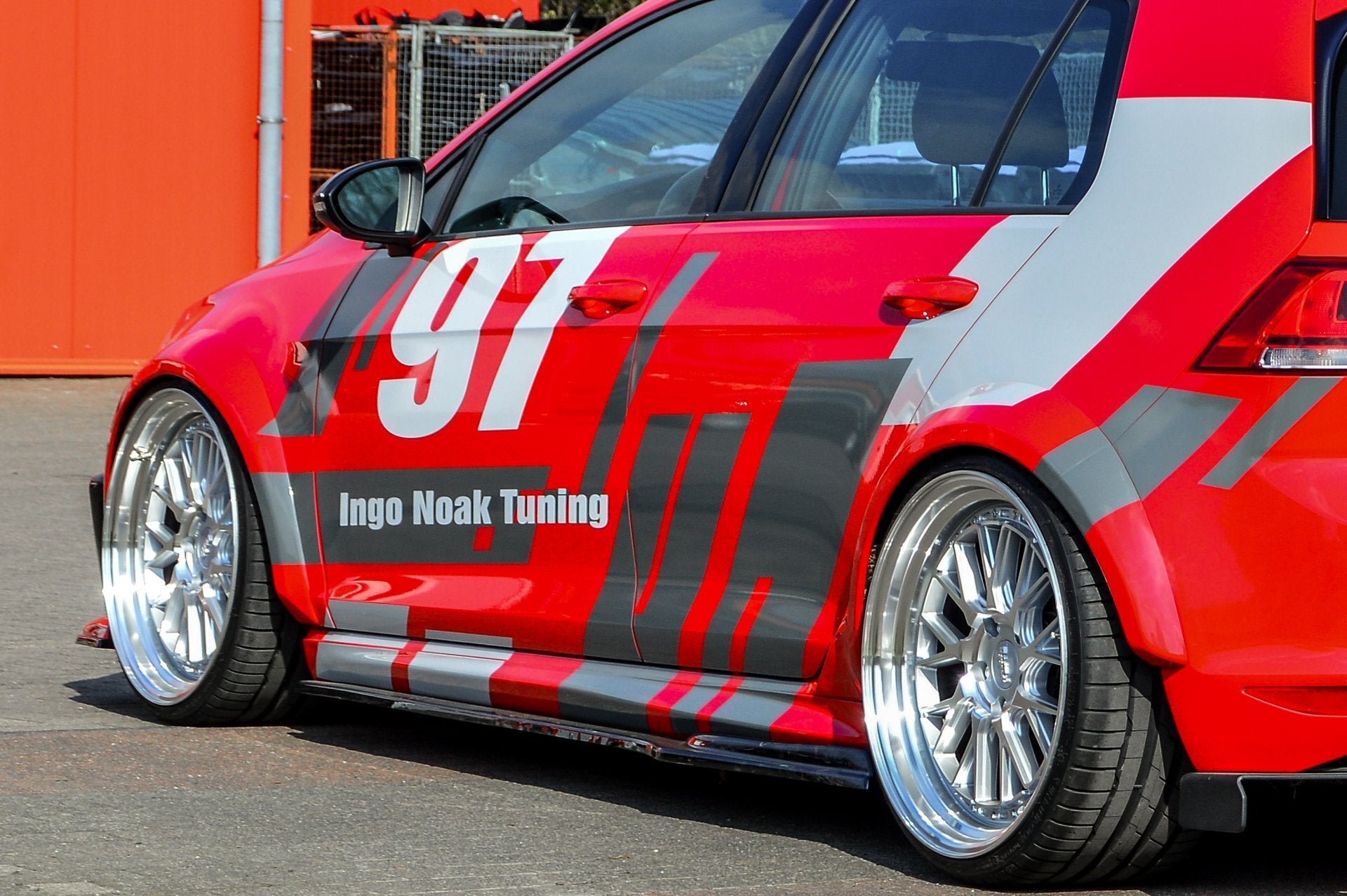 Widebody Kotflügel Verbreiterungssatz aus ABS passend für VW Golf 7 GTI