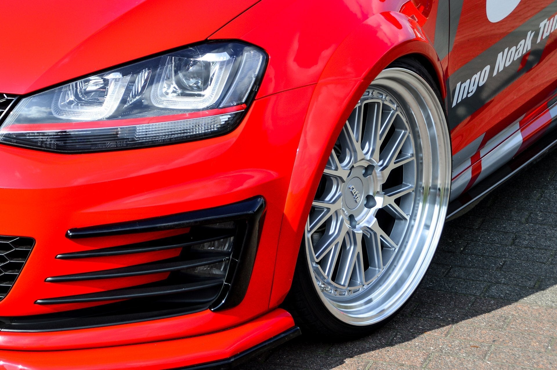 Widebody Kotflügel Verbreiterungssatz aus ABS passend für VW Golf 7 GTI
