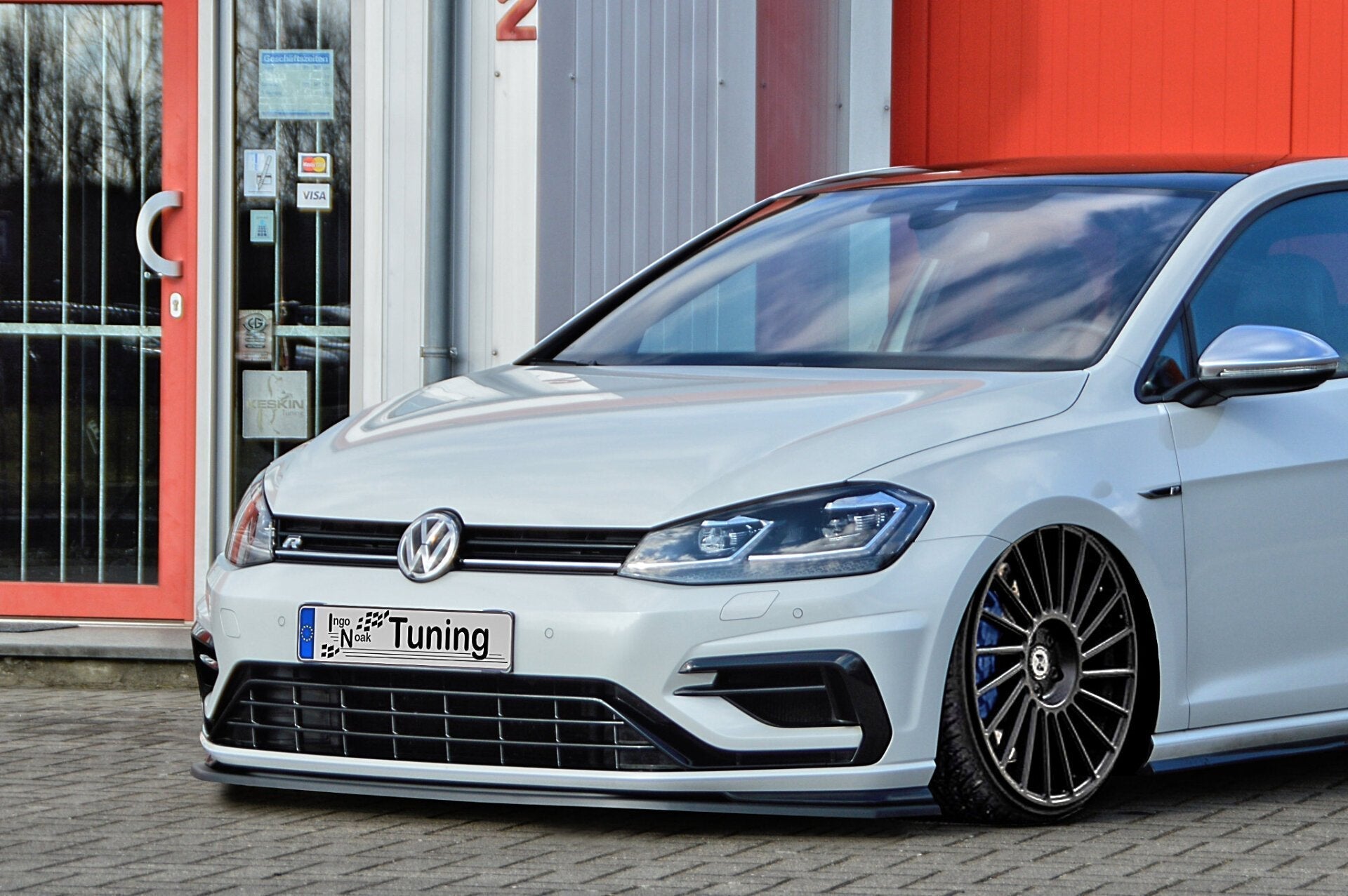 Spoilerschwert Frontspoiler passend für VW Golf 7 R+ R-Line Facelift