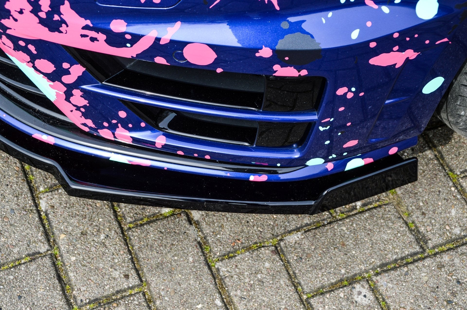 Cup Frontspoilerlippe mit Wing passend für VW Golf 7 R+ R-Line AU