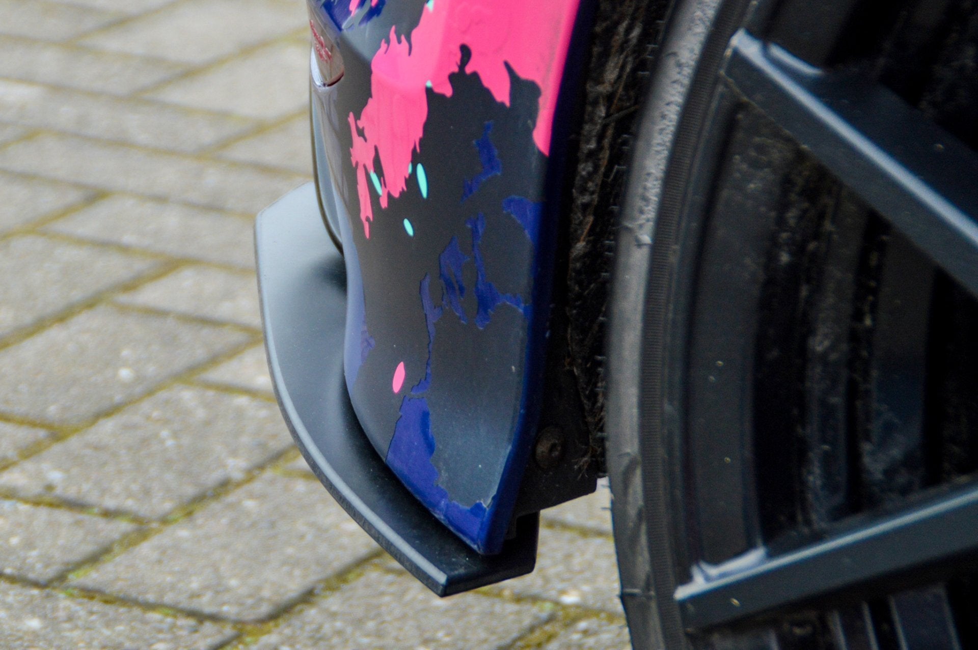 Racing Heckansatz Diffusor mit Seitenteilen passend für VW Golf 7 R Vorfacelift